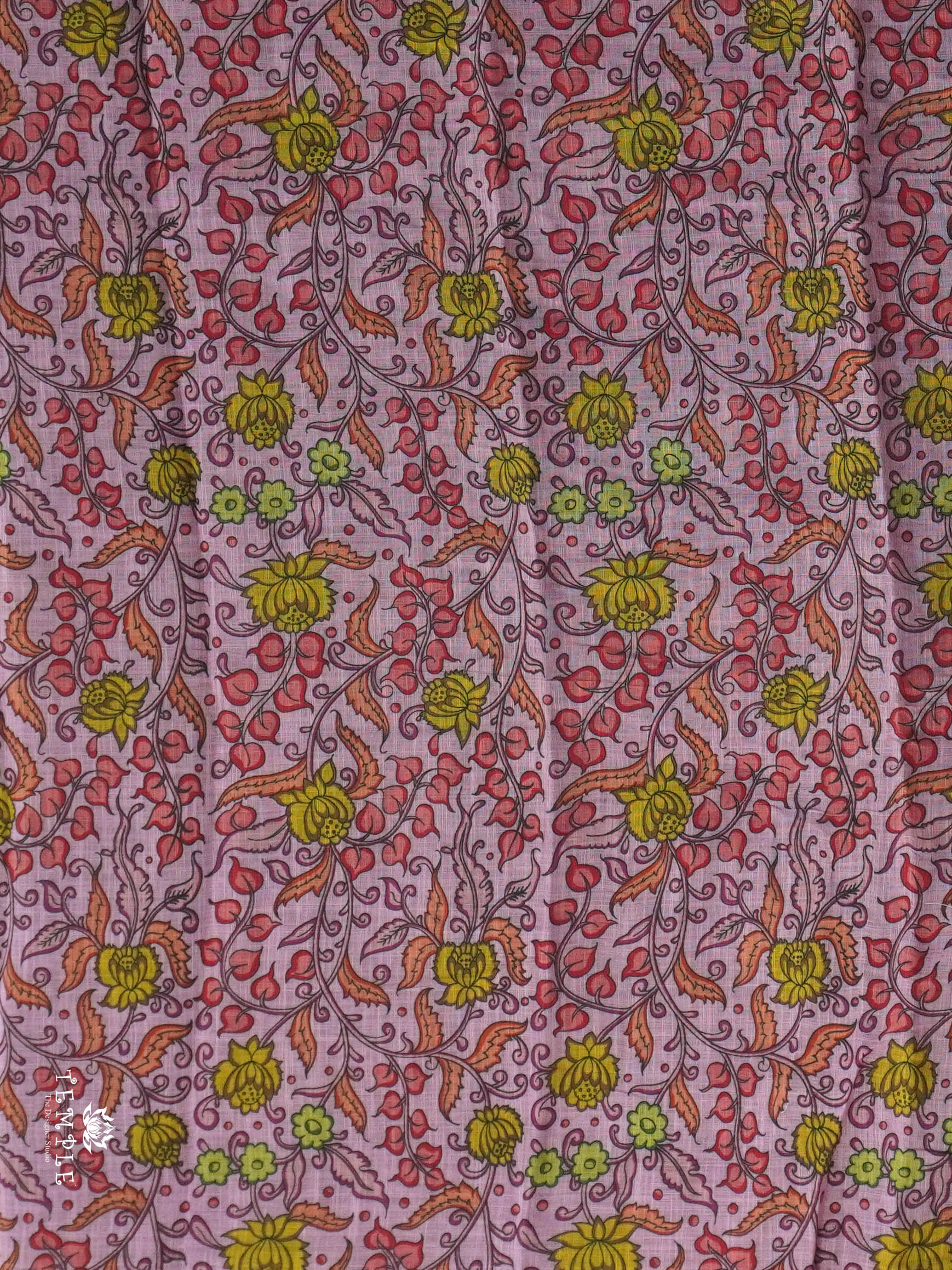 Pichwai Printed Linen Cotton Saree | TTDS2832 | PRE BOOKING