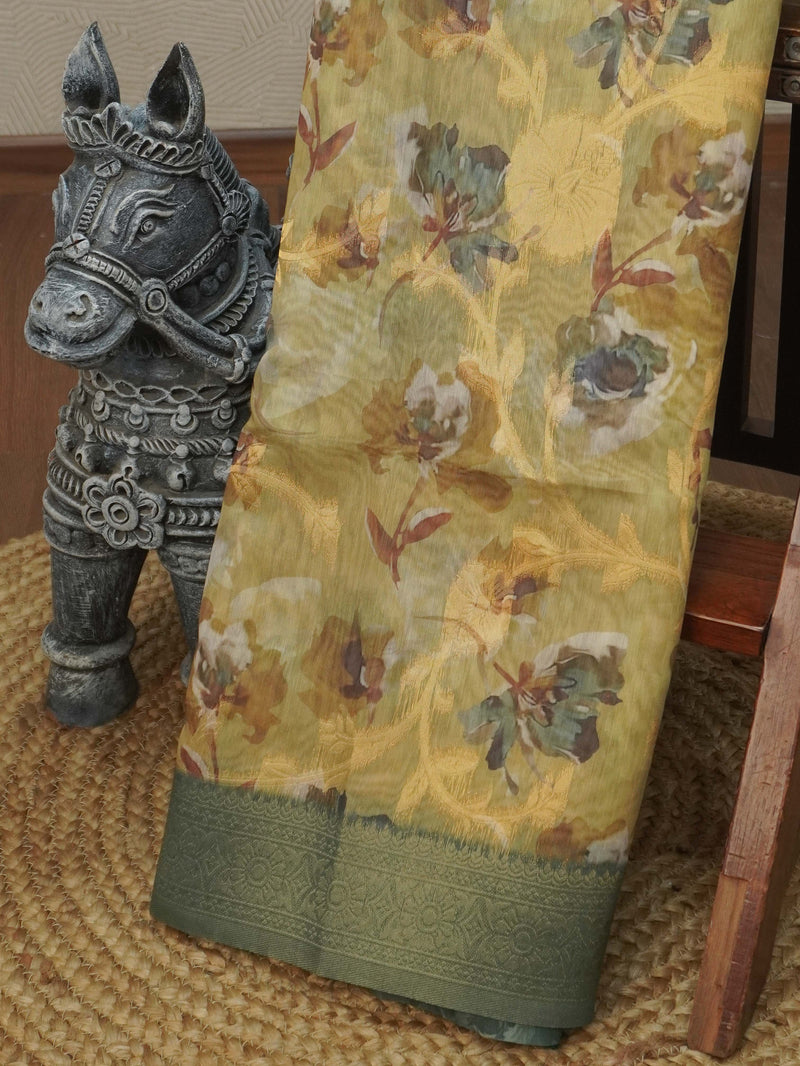 Jute Banarasi Saree | TTDS3680