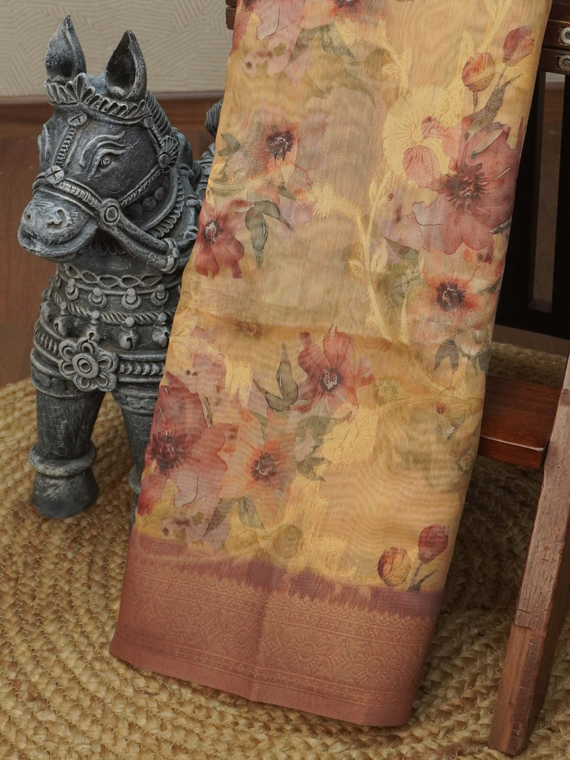 Jute Banarasi Saree | TTDS3680