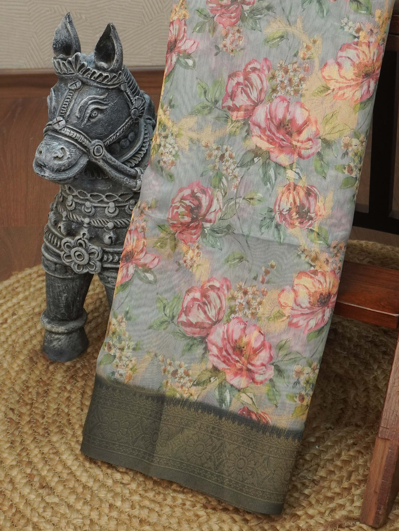 Jute Banarasi Saree | TTDS3680