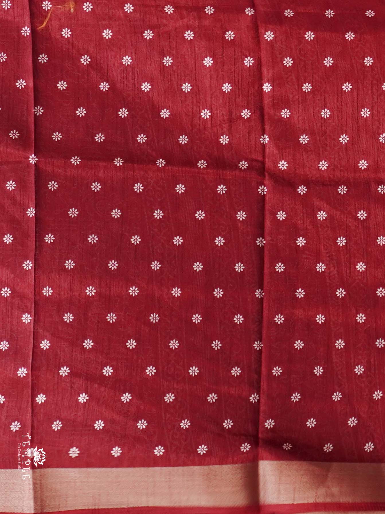 Warli Printed Dola Saree | TTDS2340