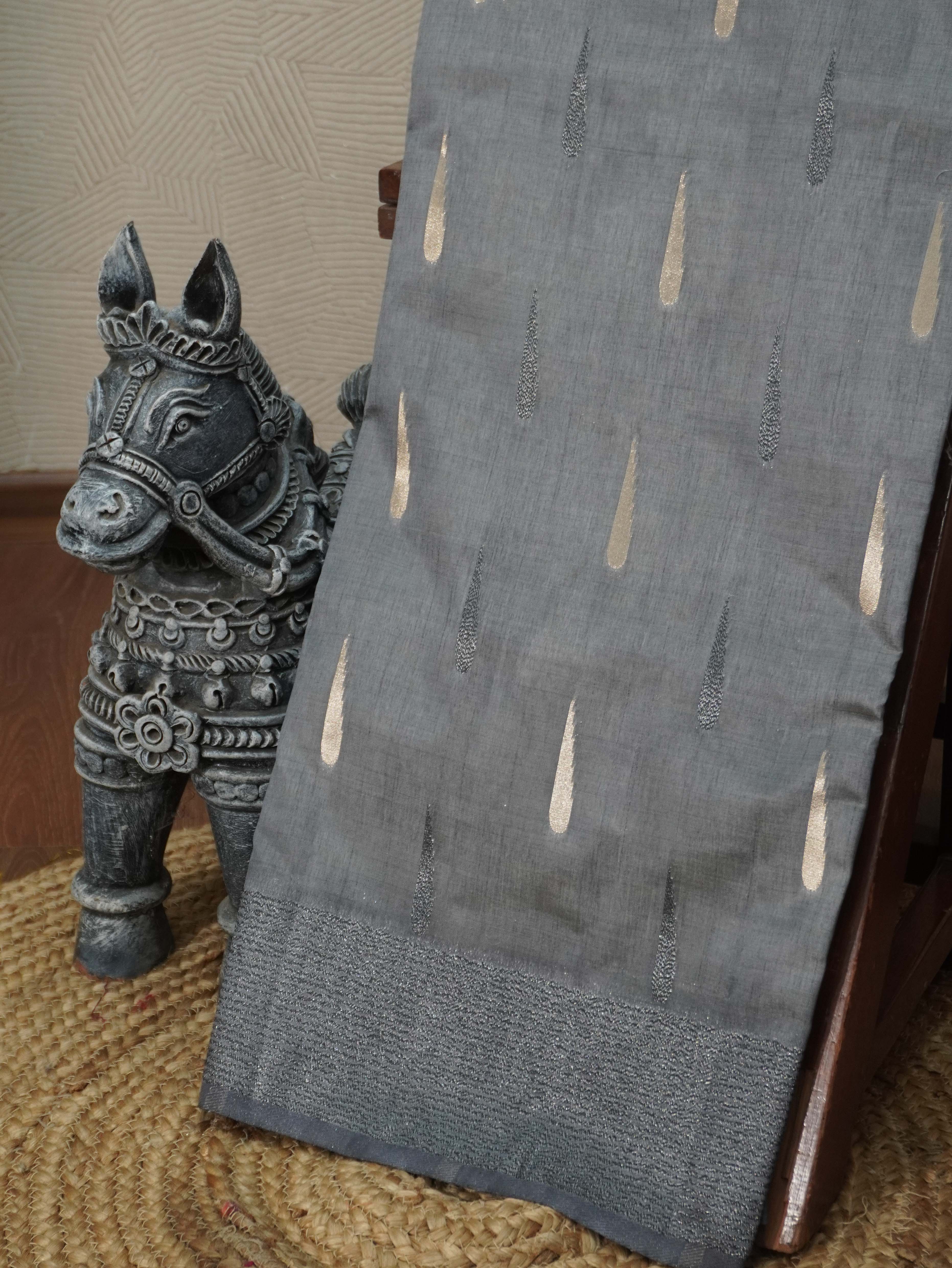 Tussar Silk Saree | TTDS3249