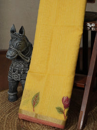 Linen Cotton Saree | TTDS3280
