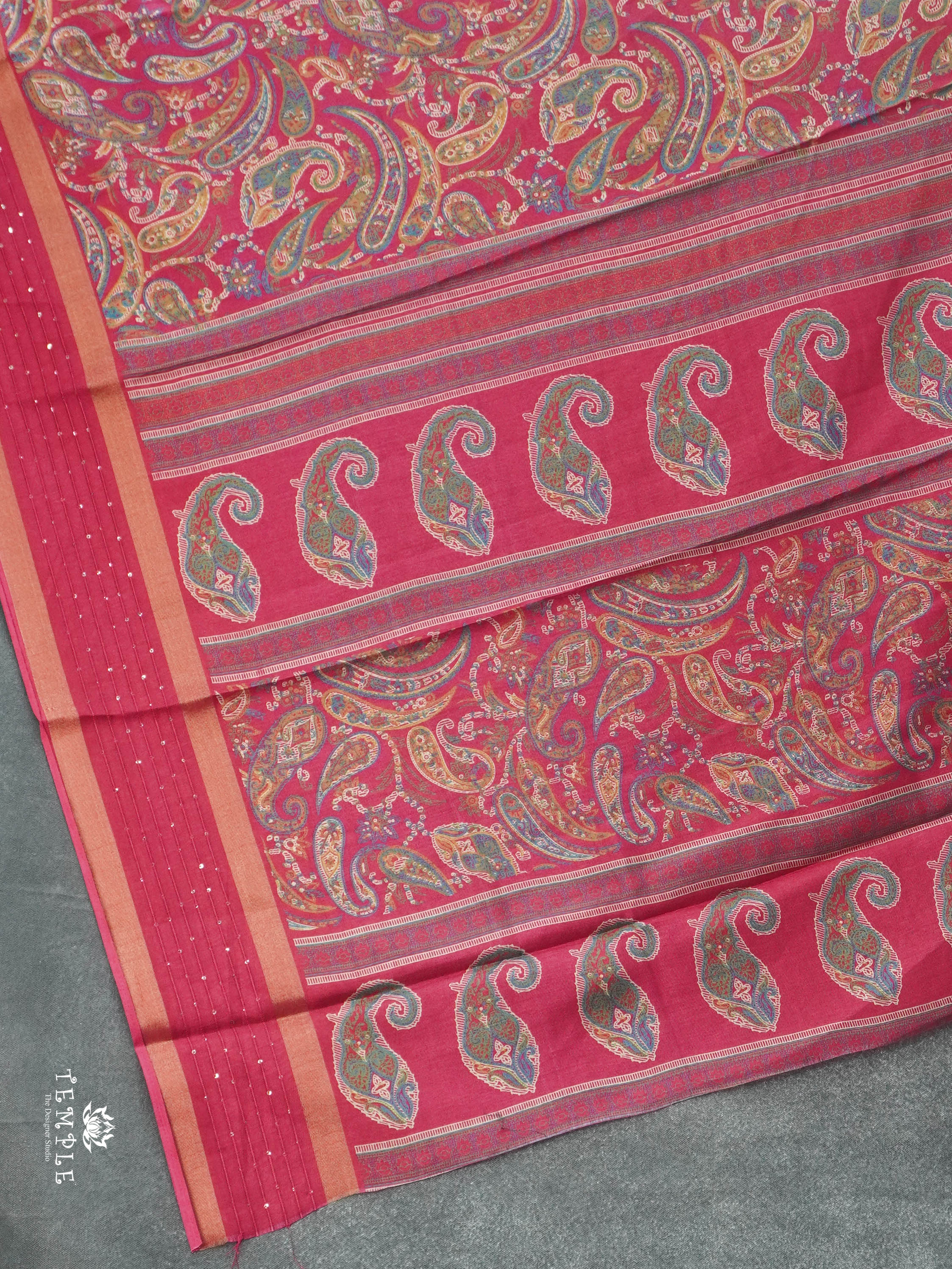 Dola Silk Saree With Sequins Border | TTDS2844