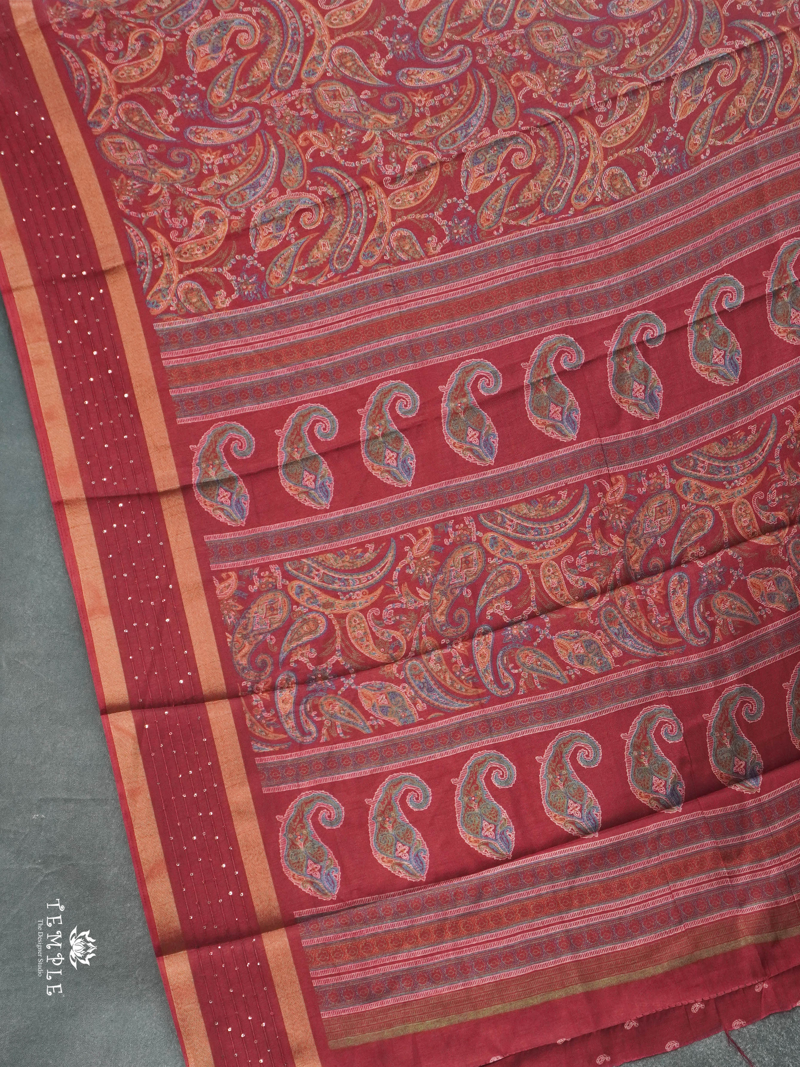 Dola Silk Saree With Sequins Border | TTDS2844