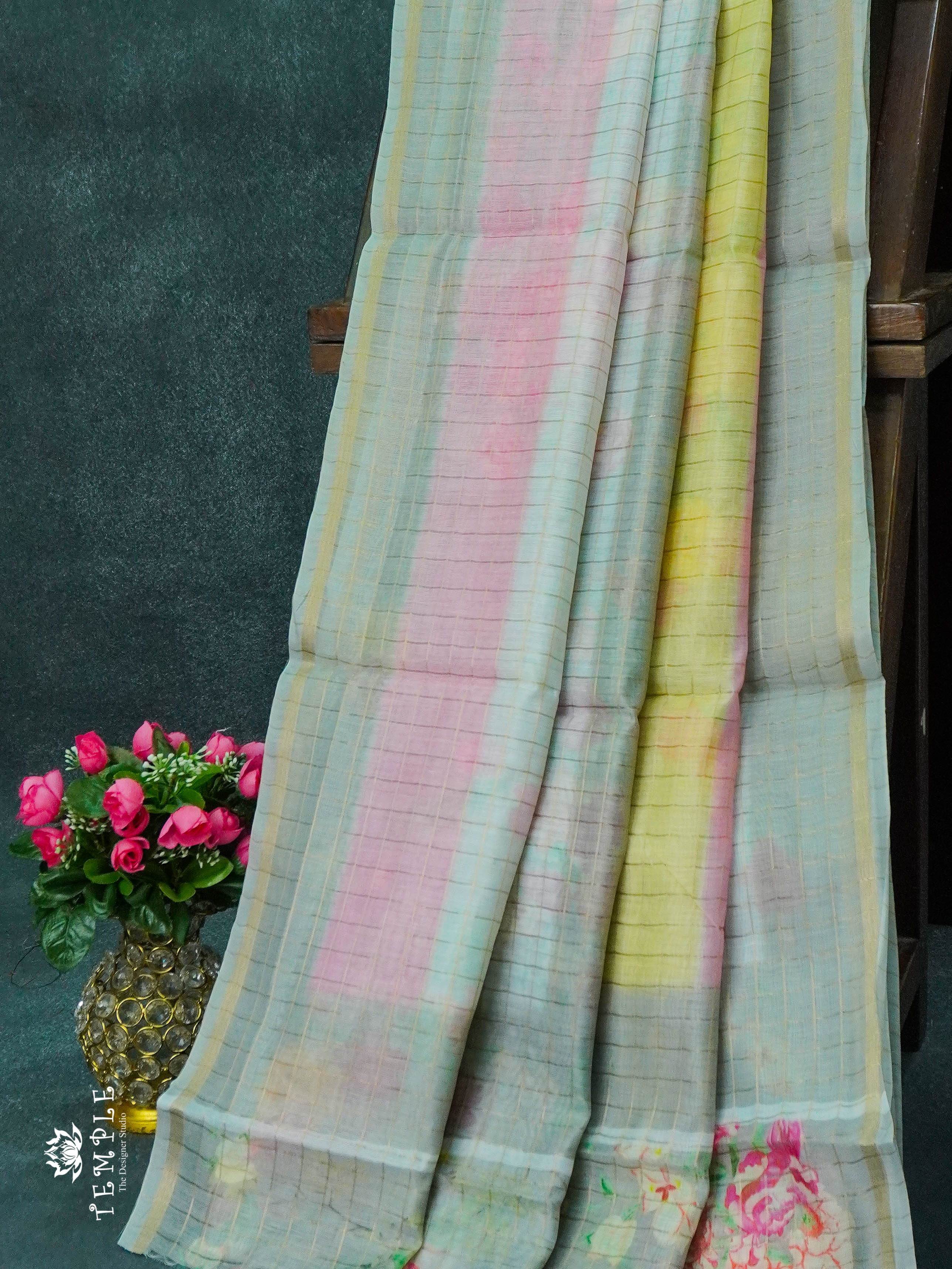 Chanderi Cotton Saree | TTDS990