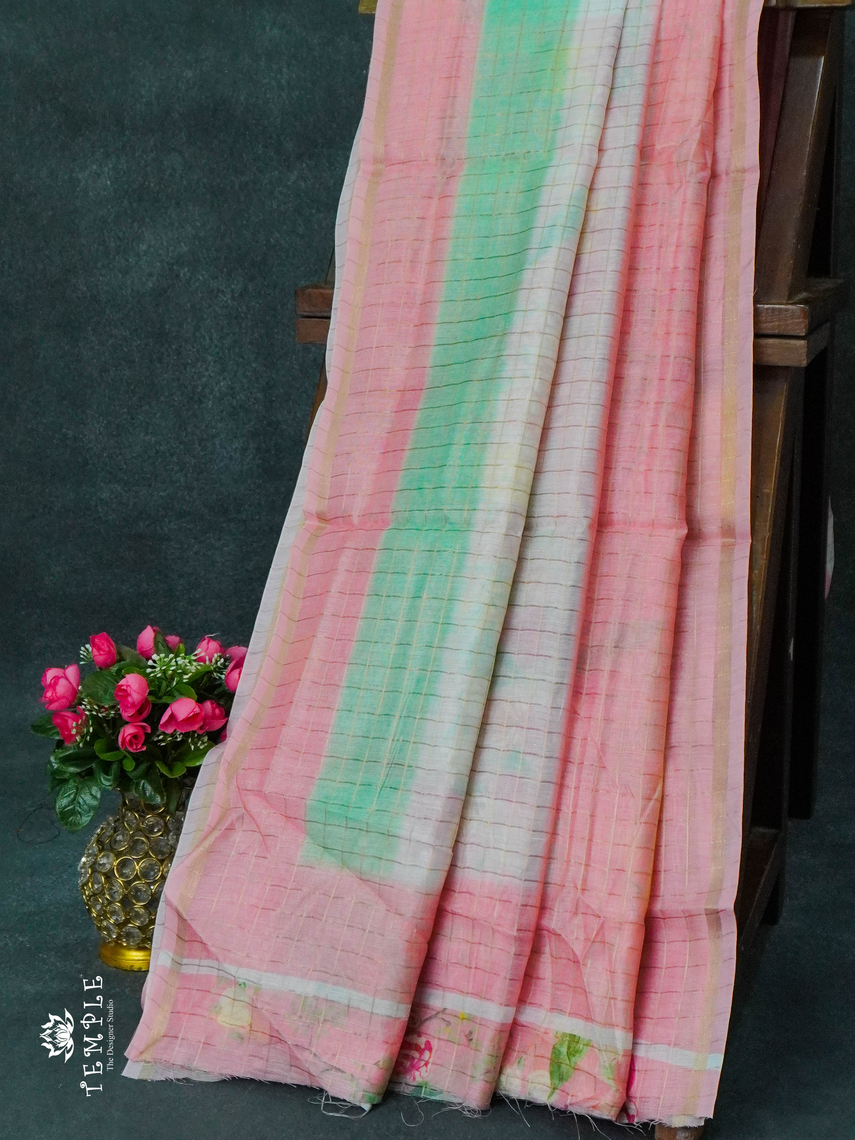 Chanderi Cotton Saree | TTDS990