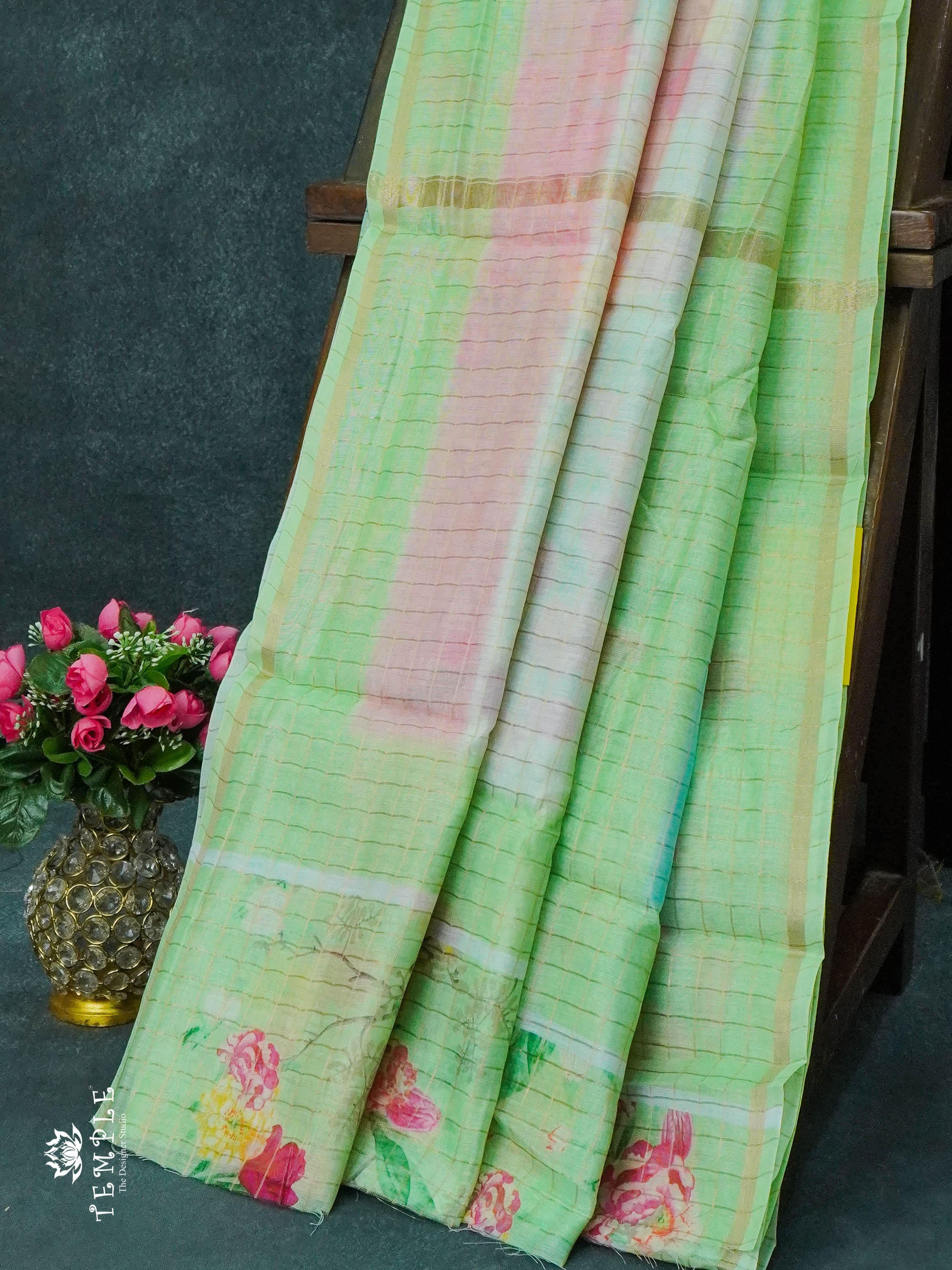 Chanderi Cotton Saree | TTDS990