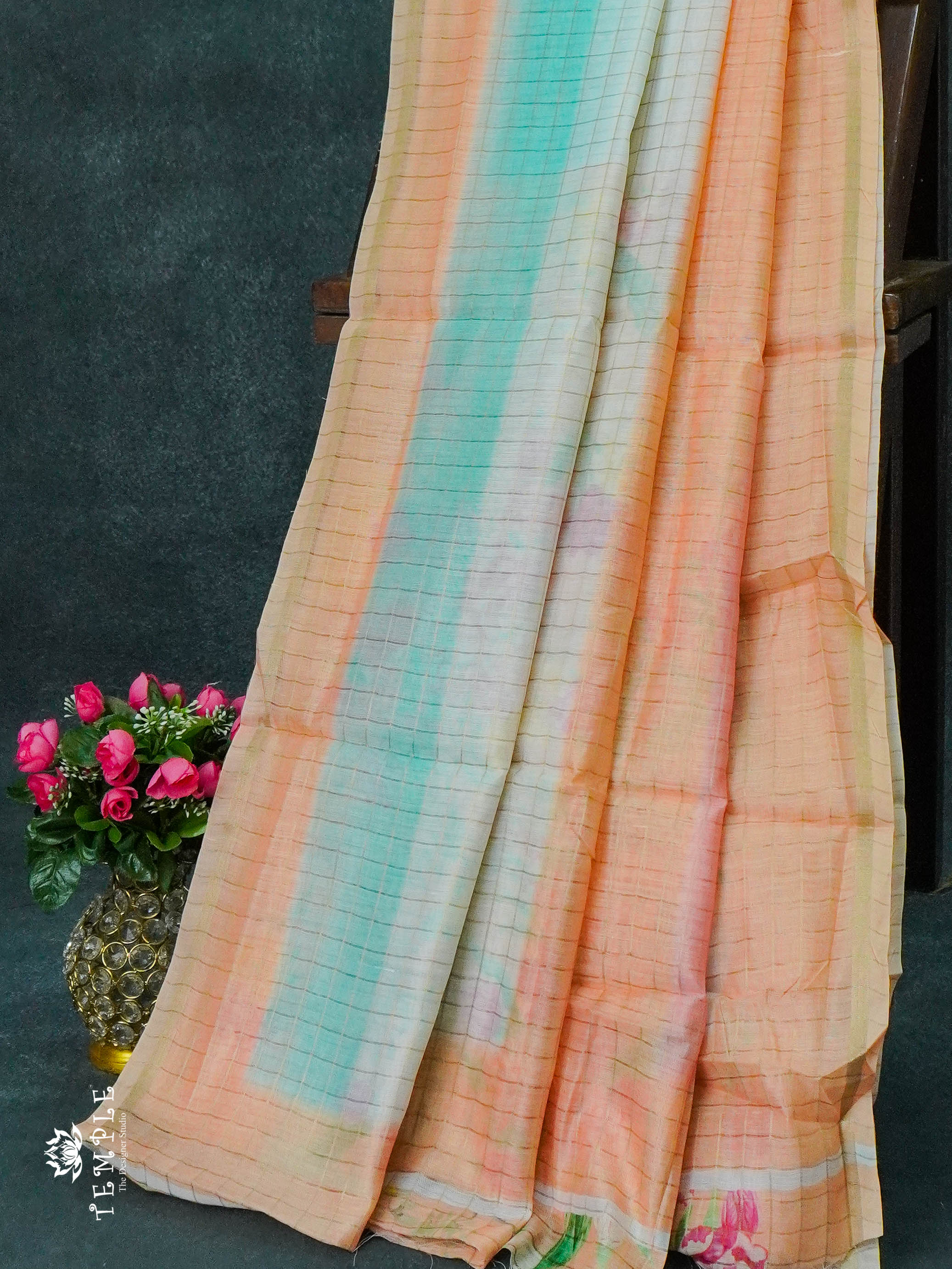 Chanderi Cotton Saree | TTDS990