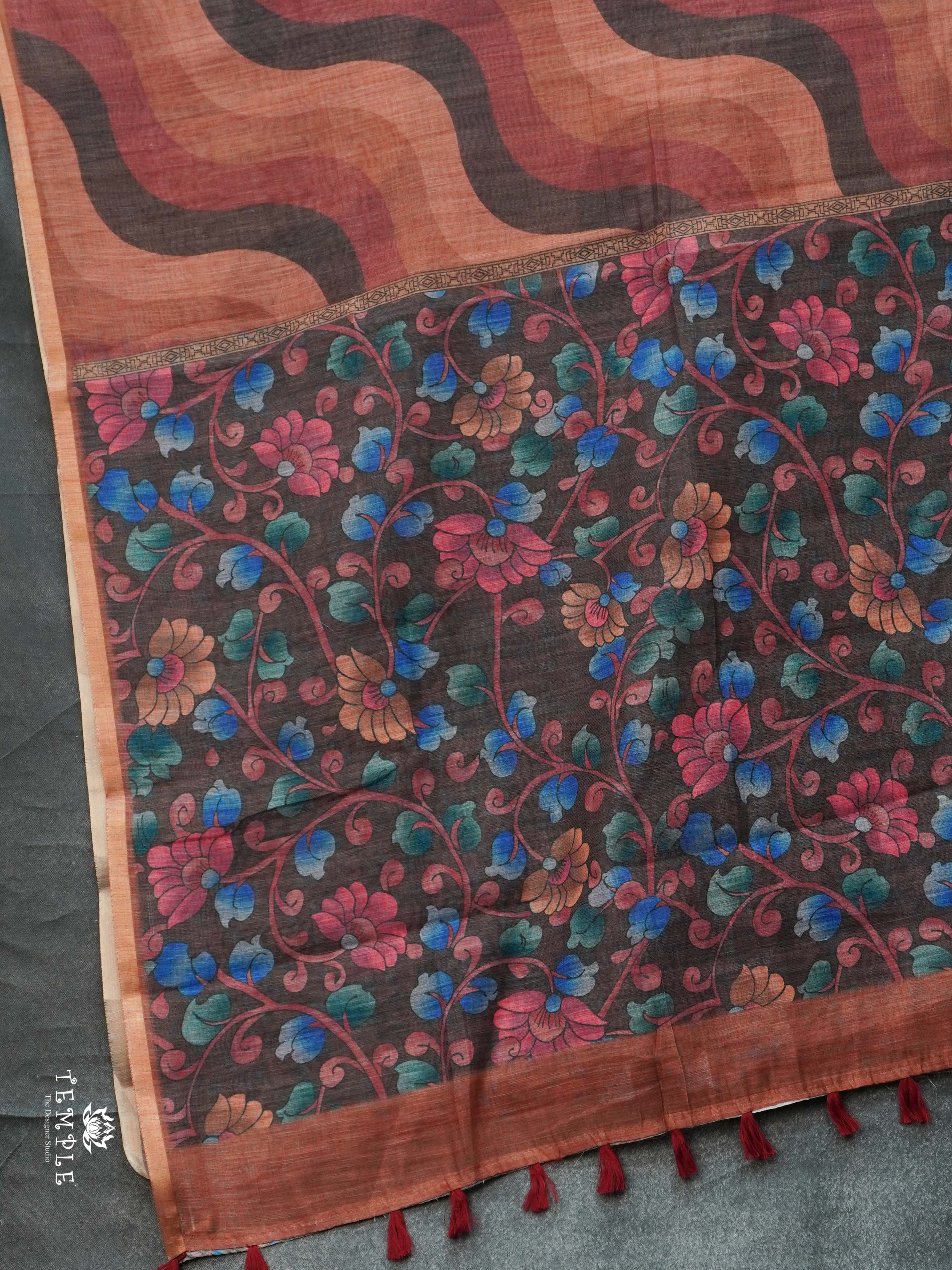 Wave Pattern Fancy Saree | TTDS2375