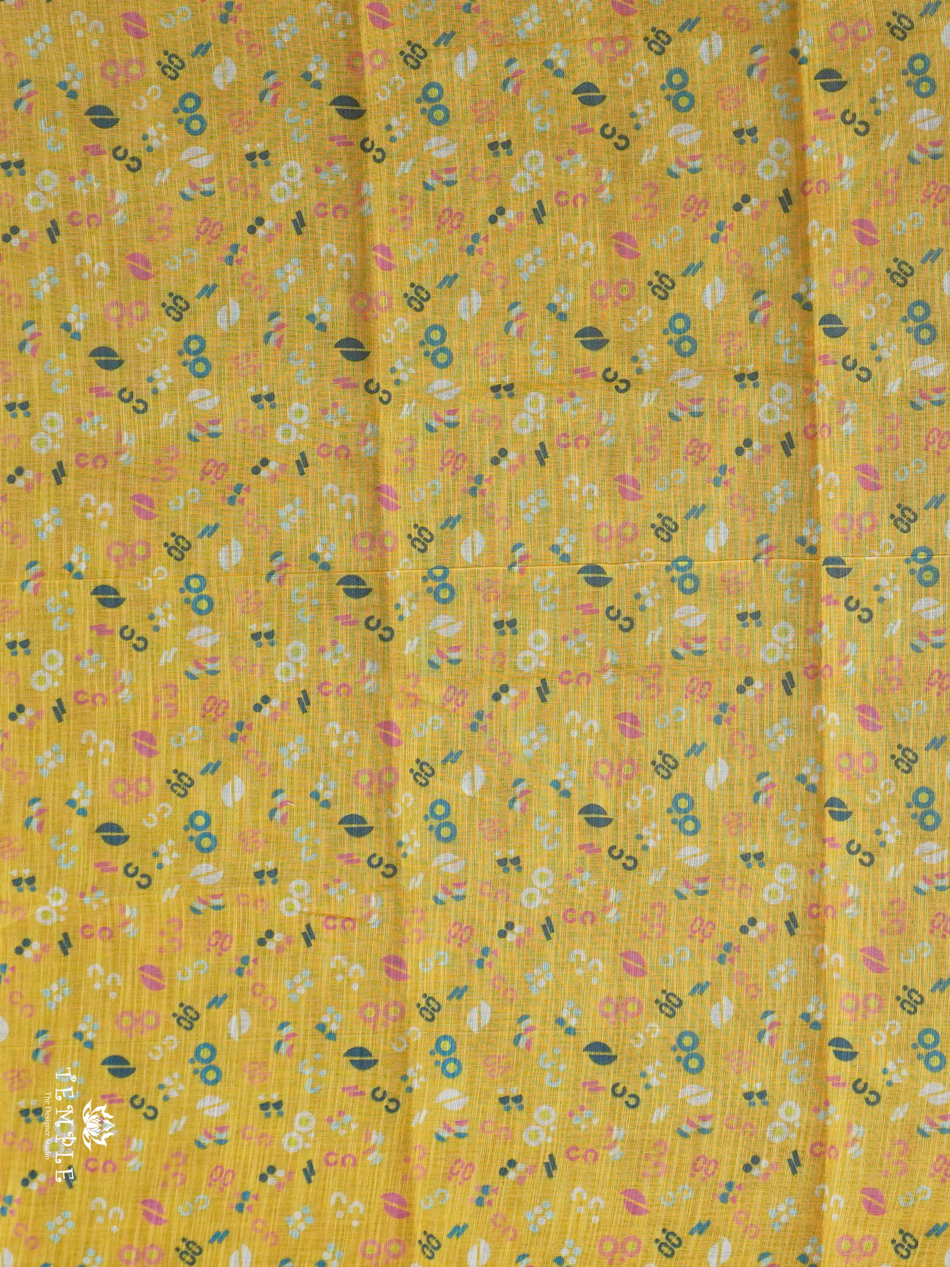 Kalamkari Linen cotton saree | TTDS2813