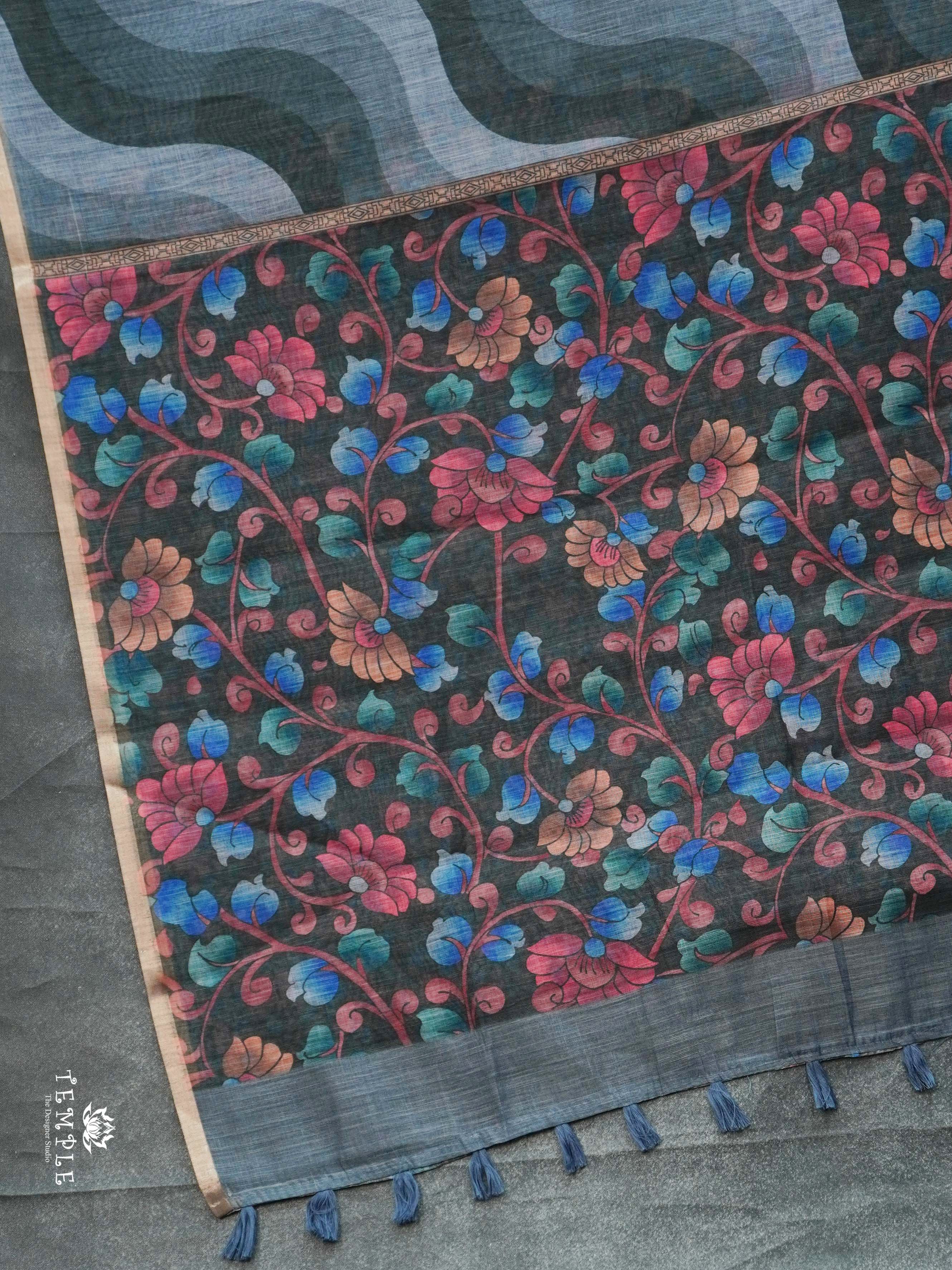 Wave Pattern Fancy Saree | TTDS2375