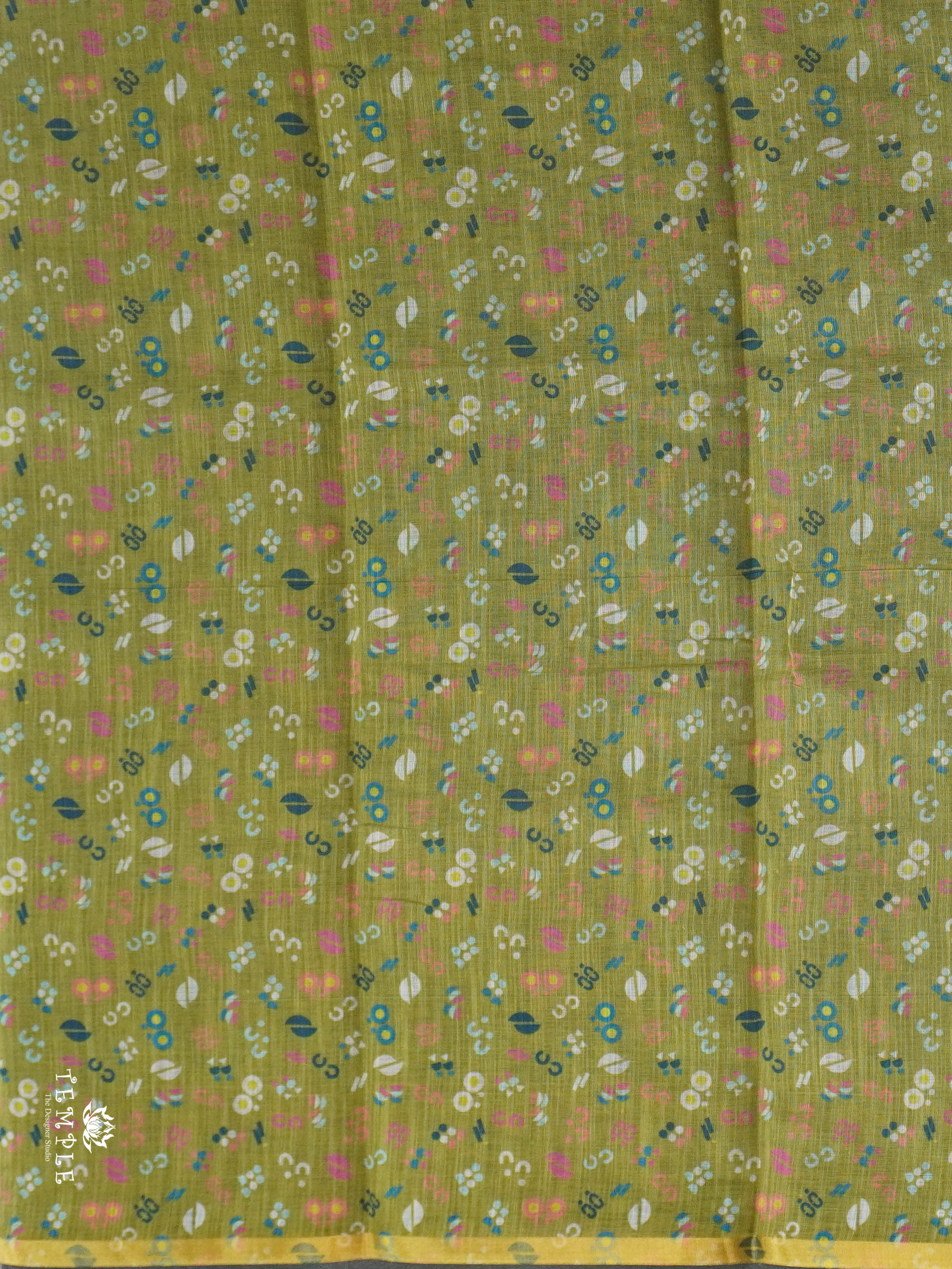 Kalamkari Linen cotton saree | TTDS2813