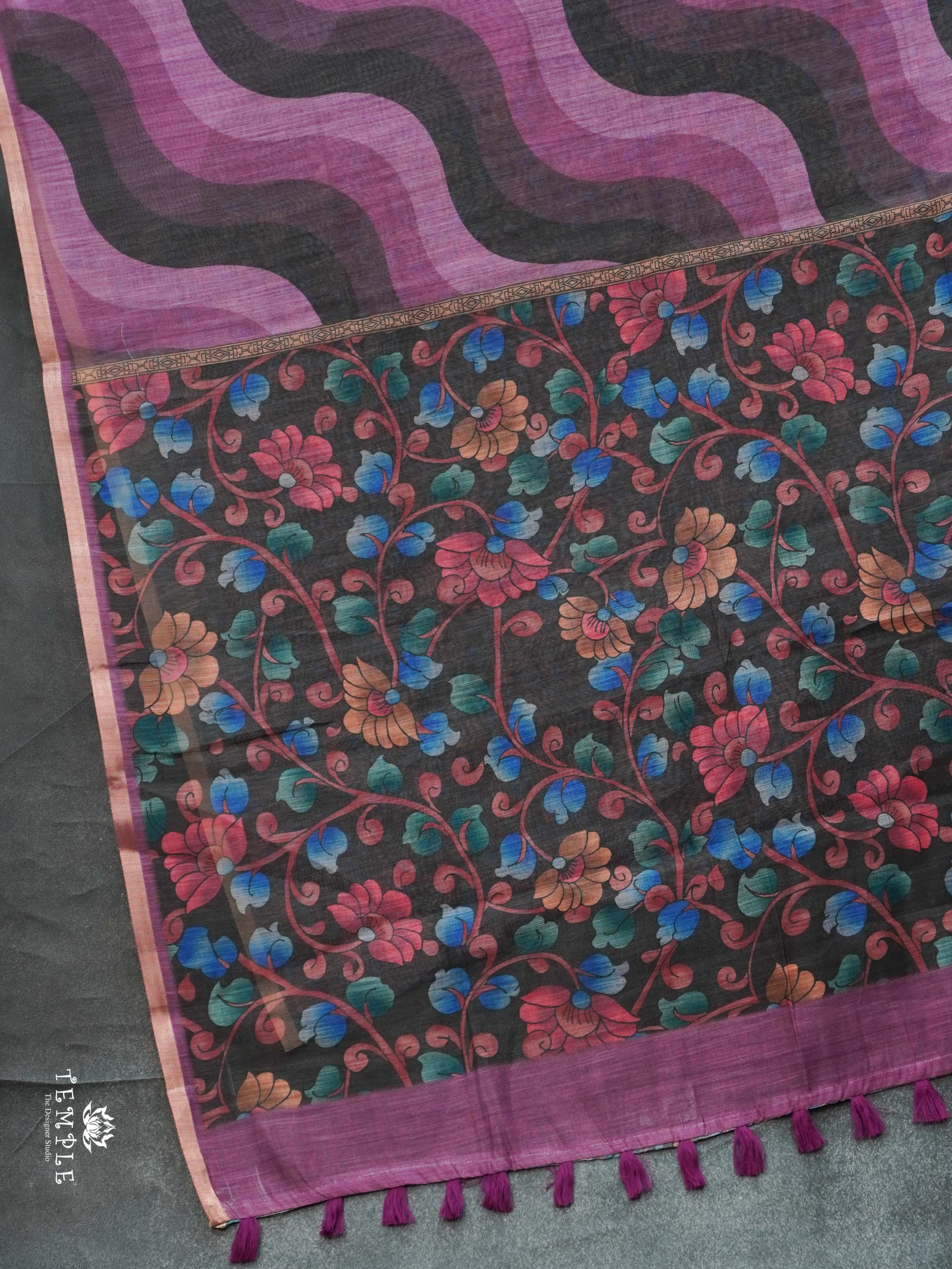 Wave Pattern Fancy Saree | TTDS2375