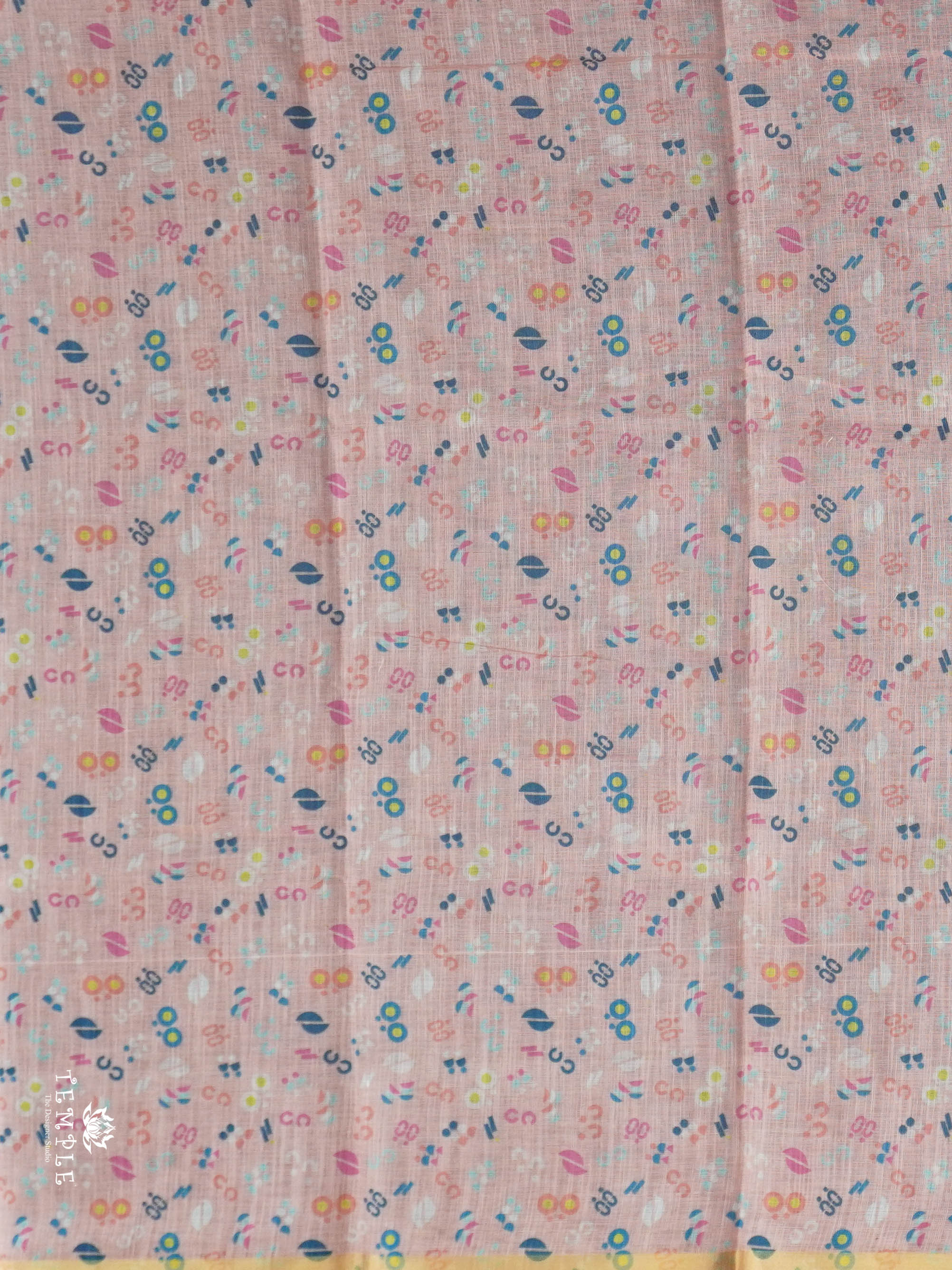 Kalamkari Linen cotton saree | TTDS2813