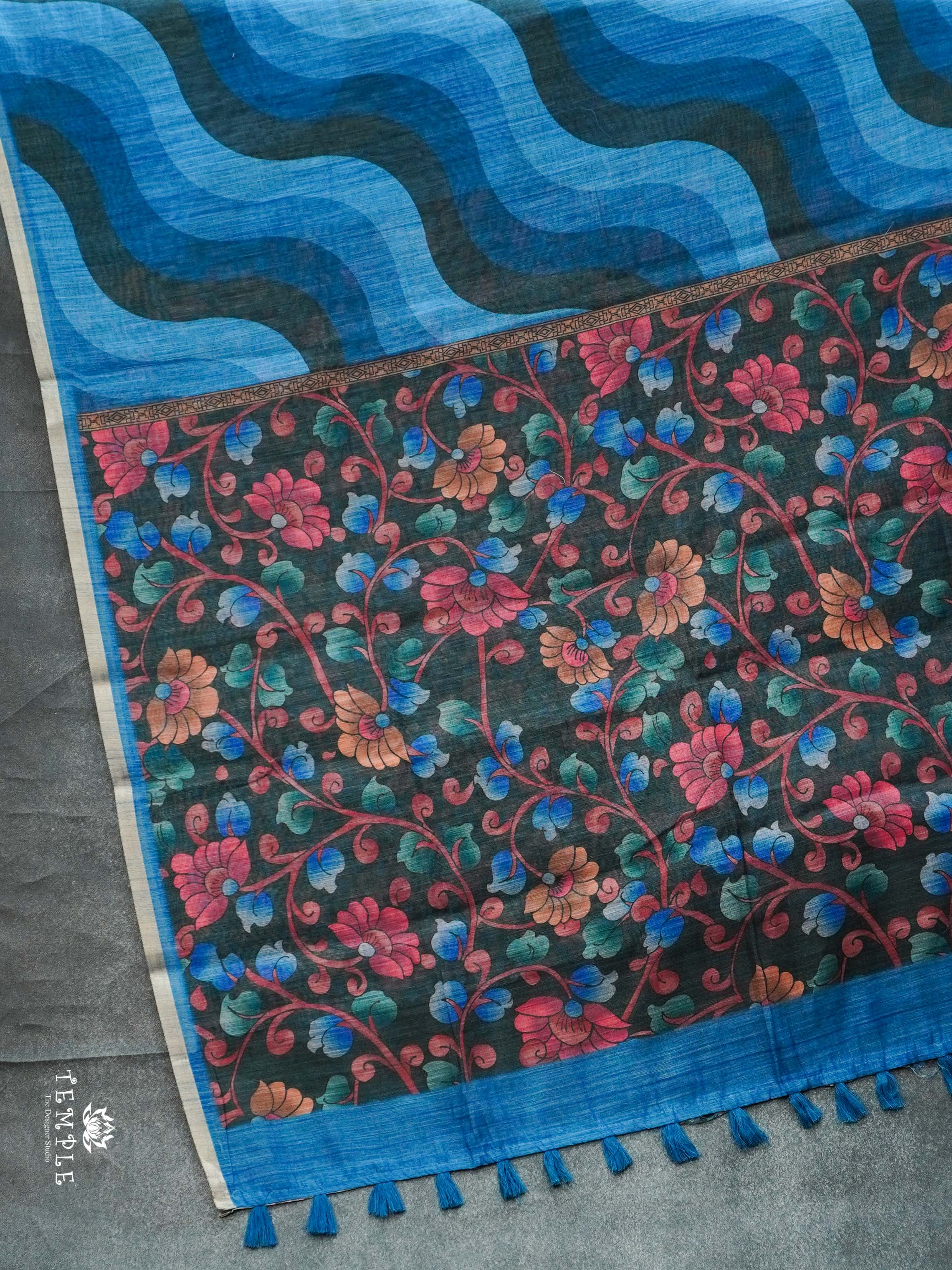 Wave Pattern Fancy Saree | TTDS2375