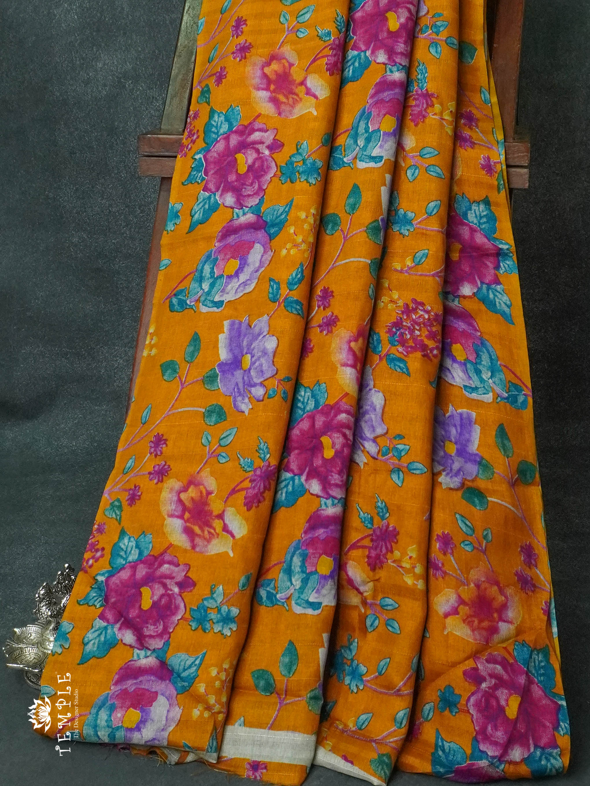 Semi Tussar Saree | TTDS989