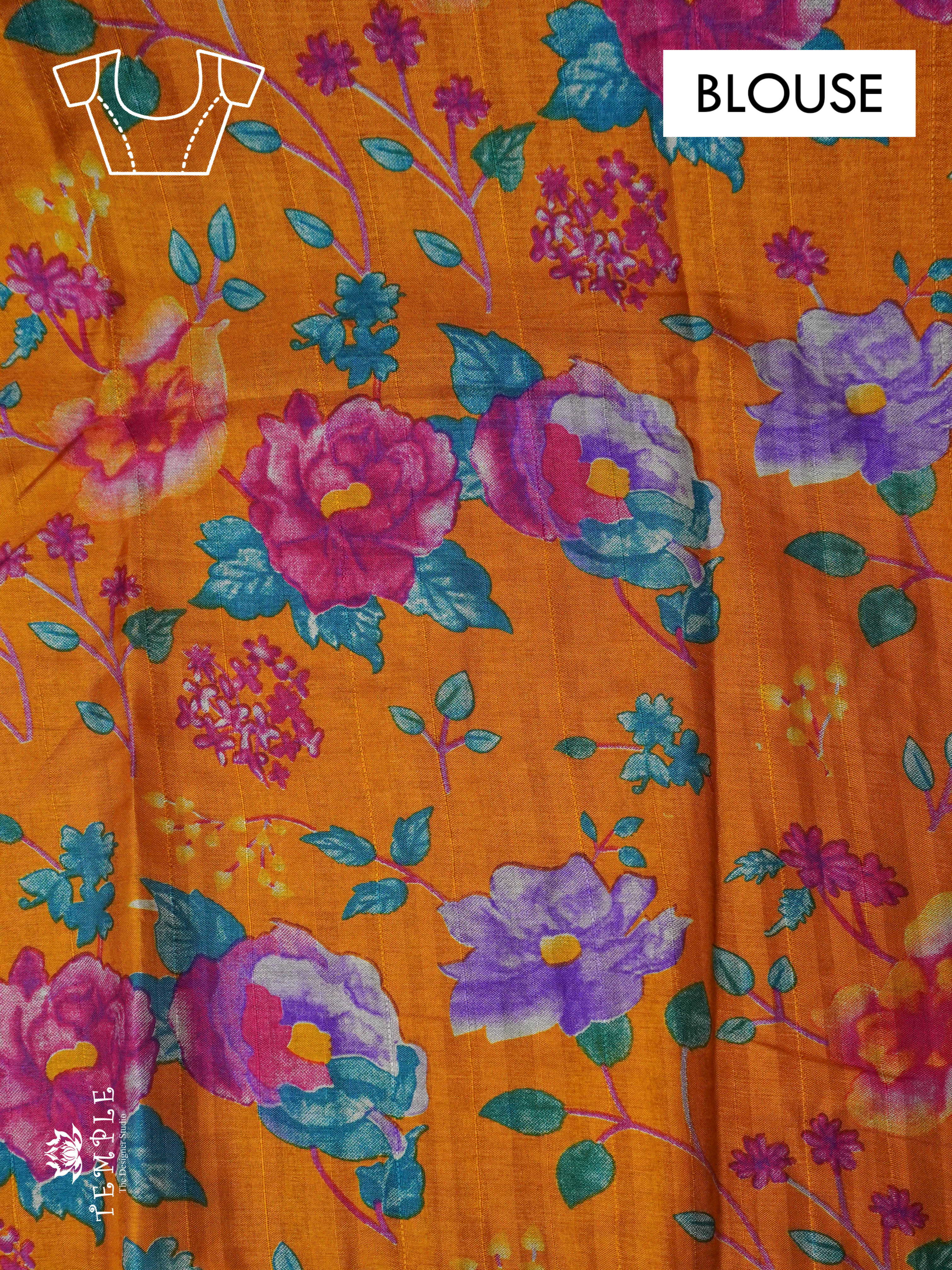 Semi Tussar Saree | TTDS989