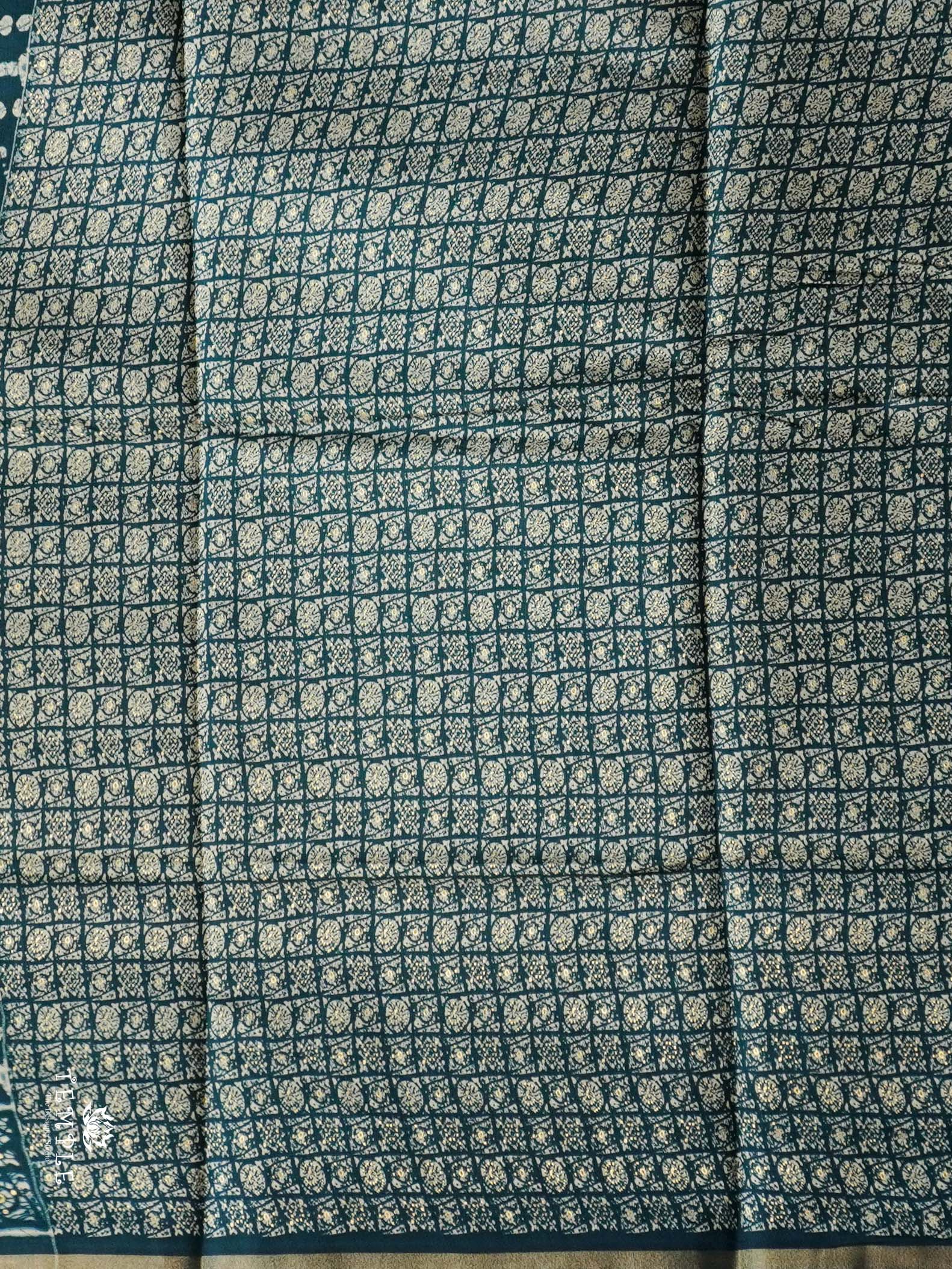Fancy Saree with Foil Prints  | TTDS2325