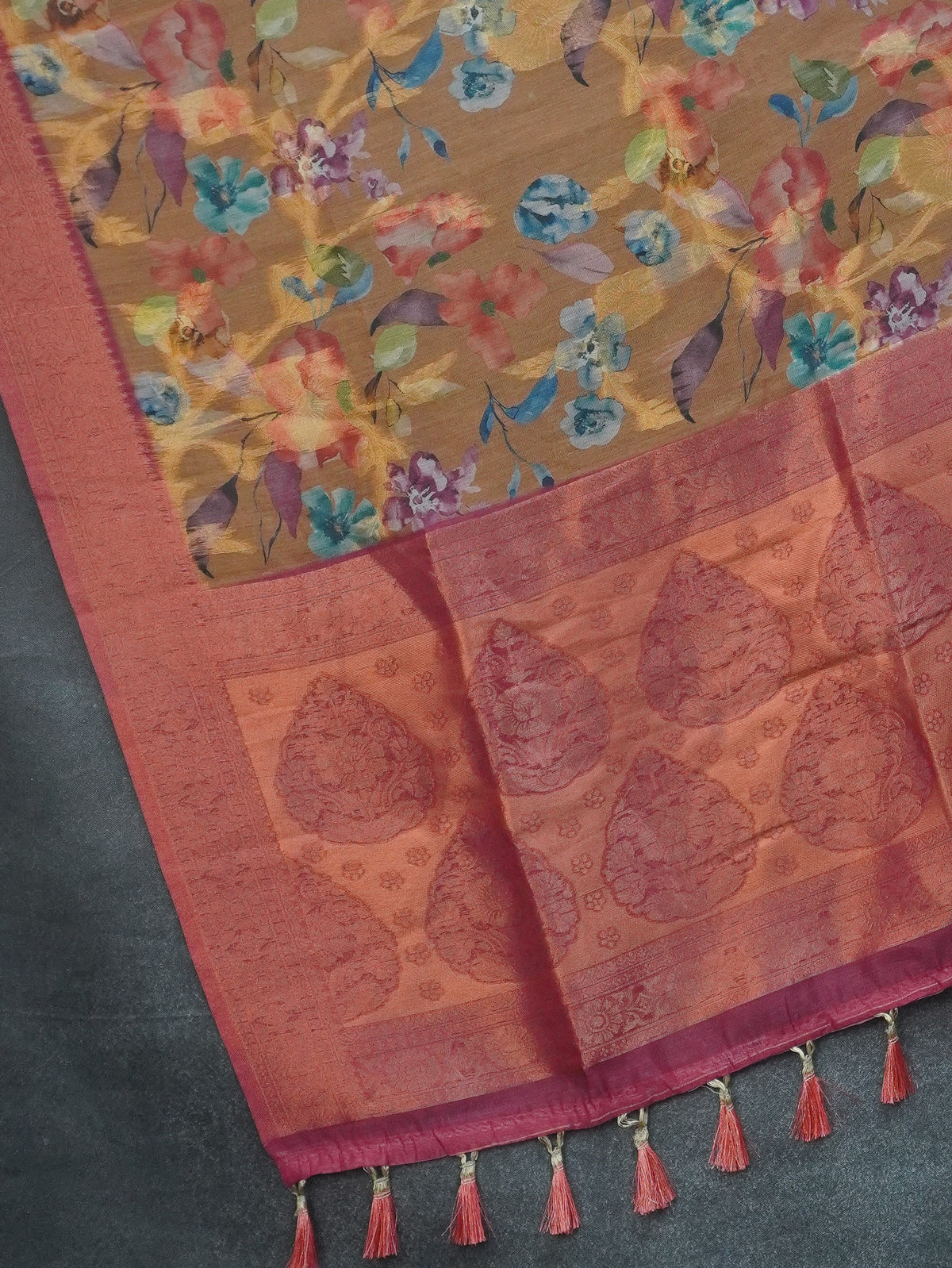 Jute Banarasi Saree | TTDS3680
