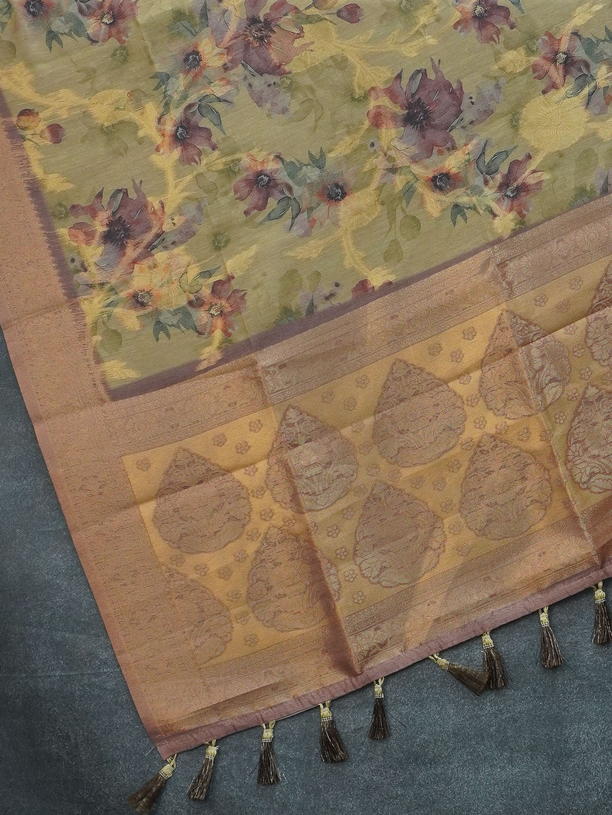 Jute Banarasi Saree | TTDS3680