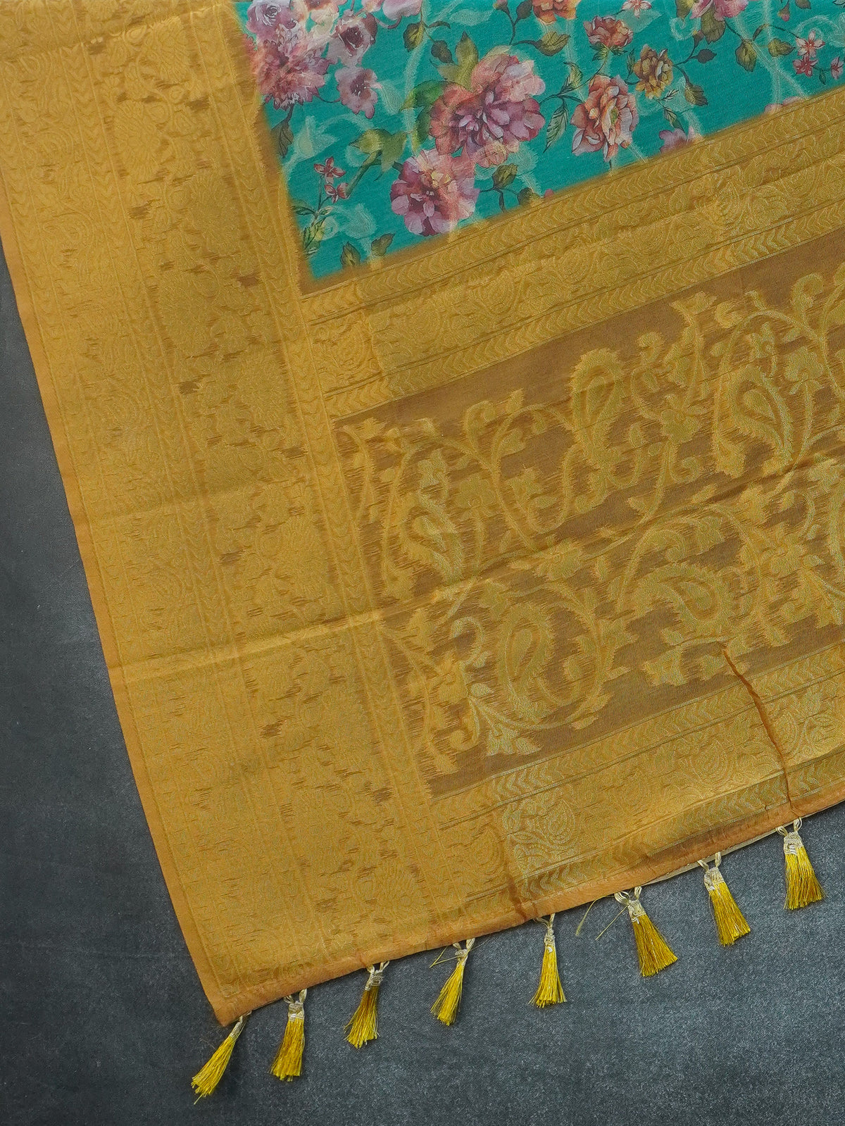 Jute Banarasi Saree | TTDS3676