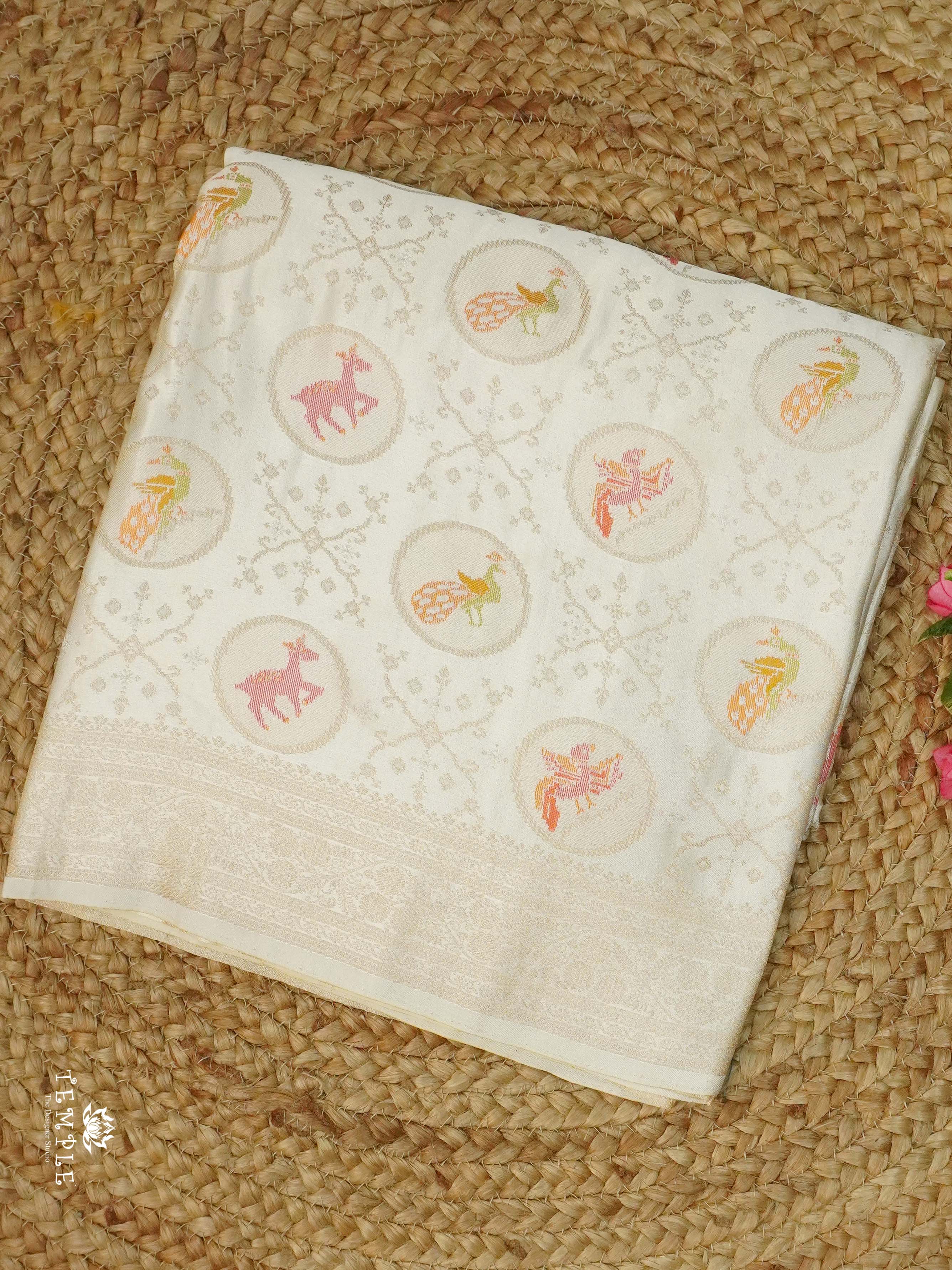 Banarasi Weaved Satin Silk Saree | TTDS2370