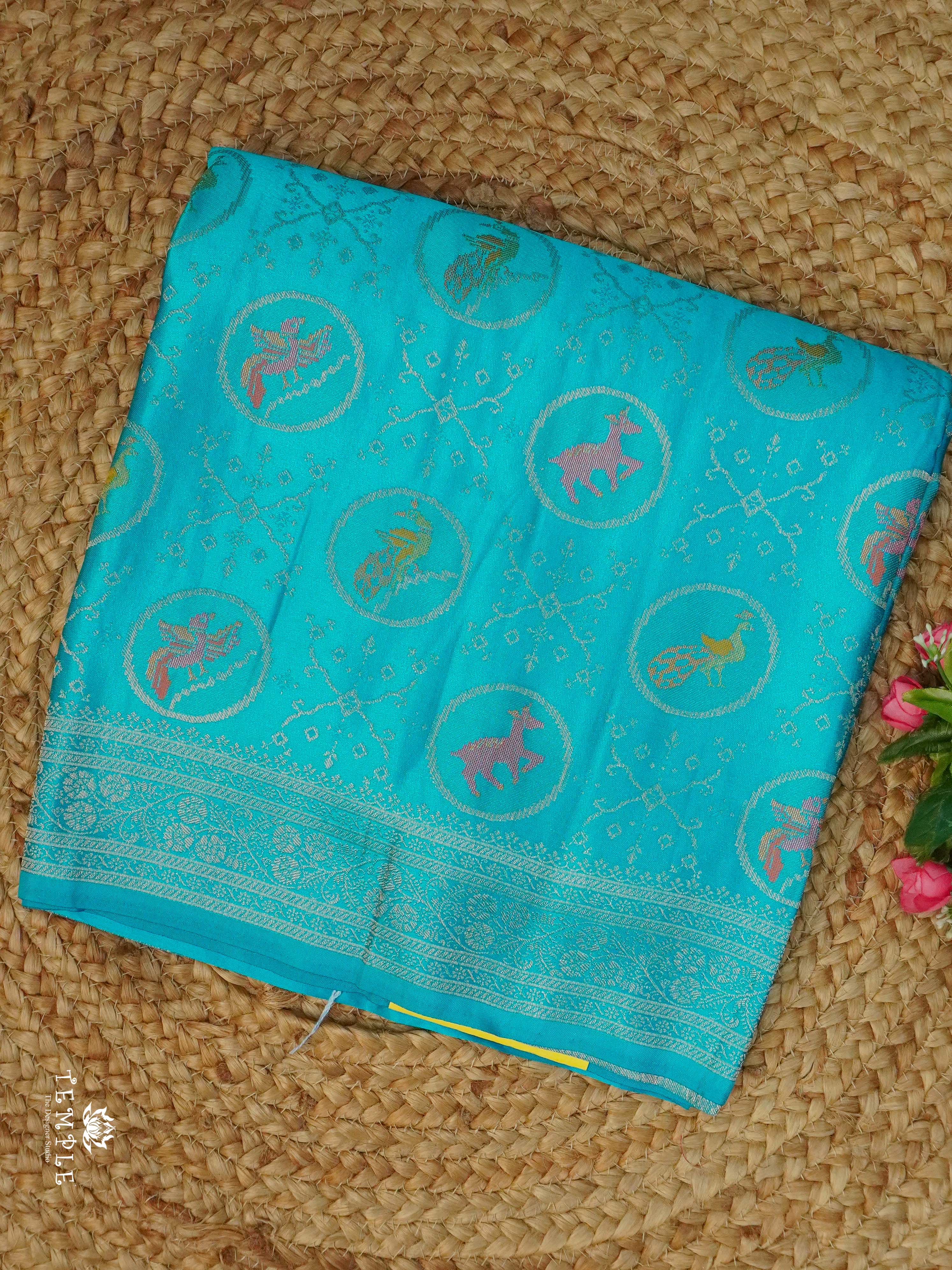 Banarasi Weaved Satin Silk Saree | TTDS2370