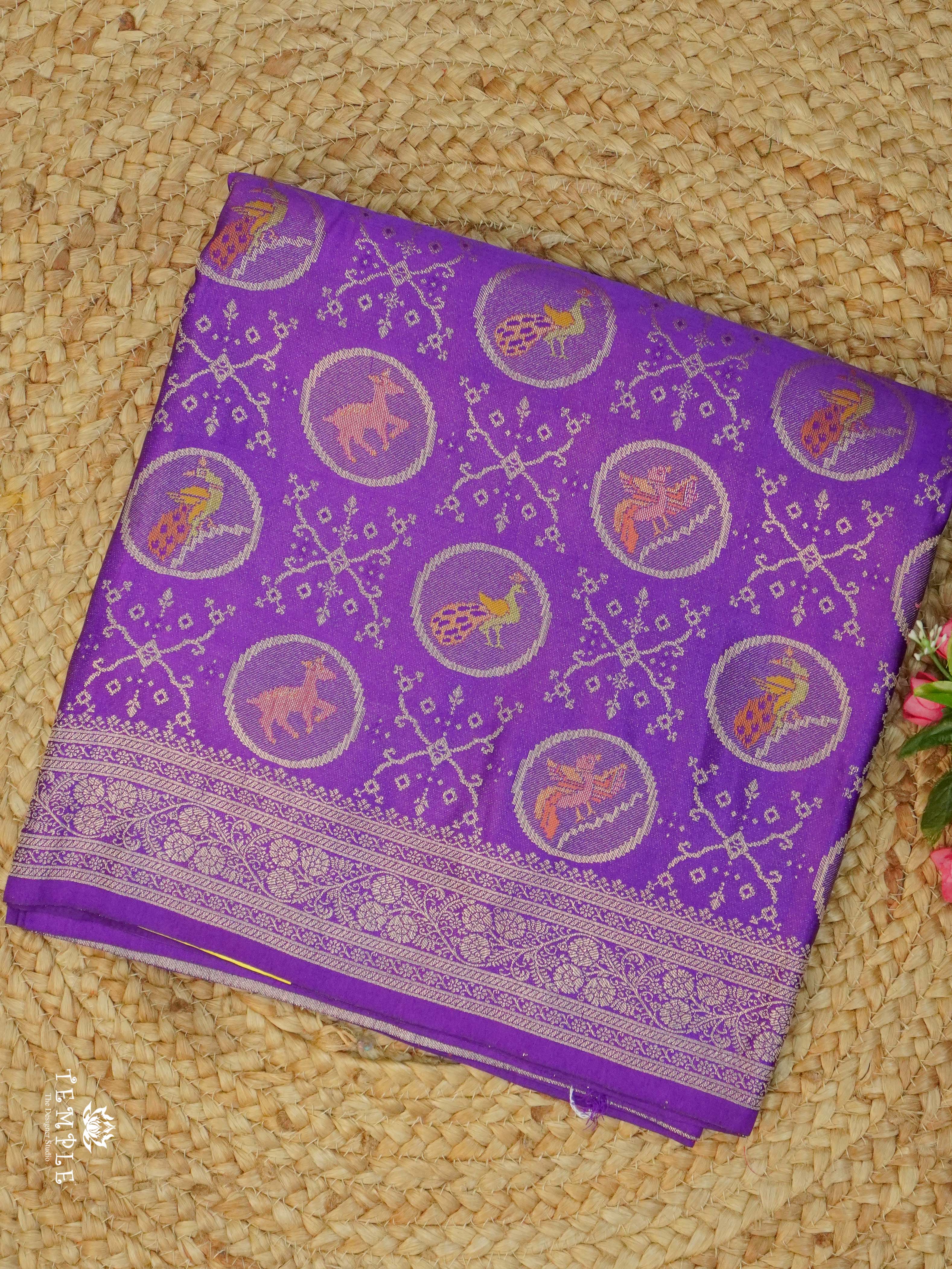 Banarasi Weaved Satin Silk Saree | TTDS2370