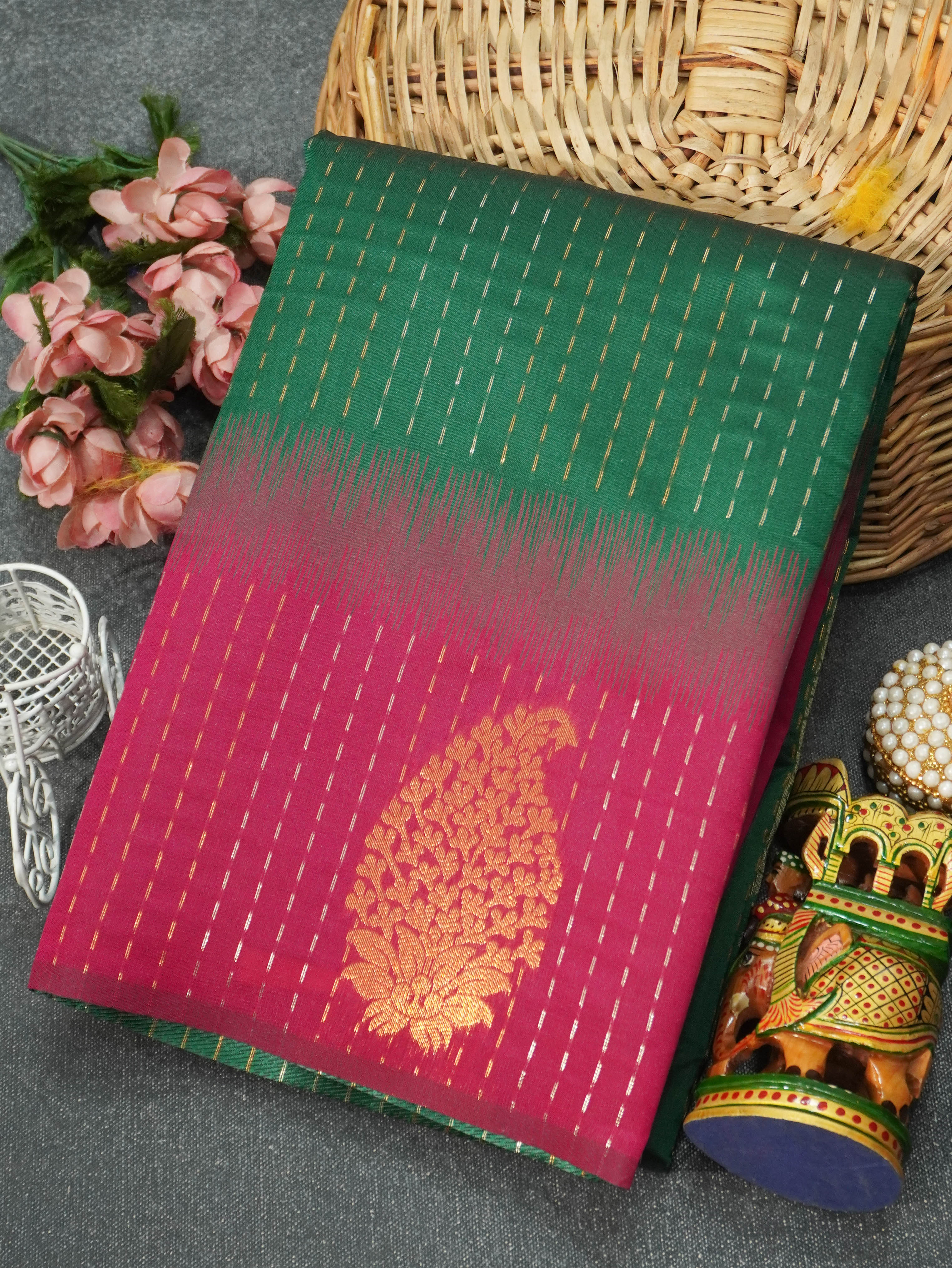 Semi Kanchi Saree | TTDS3242