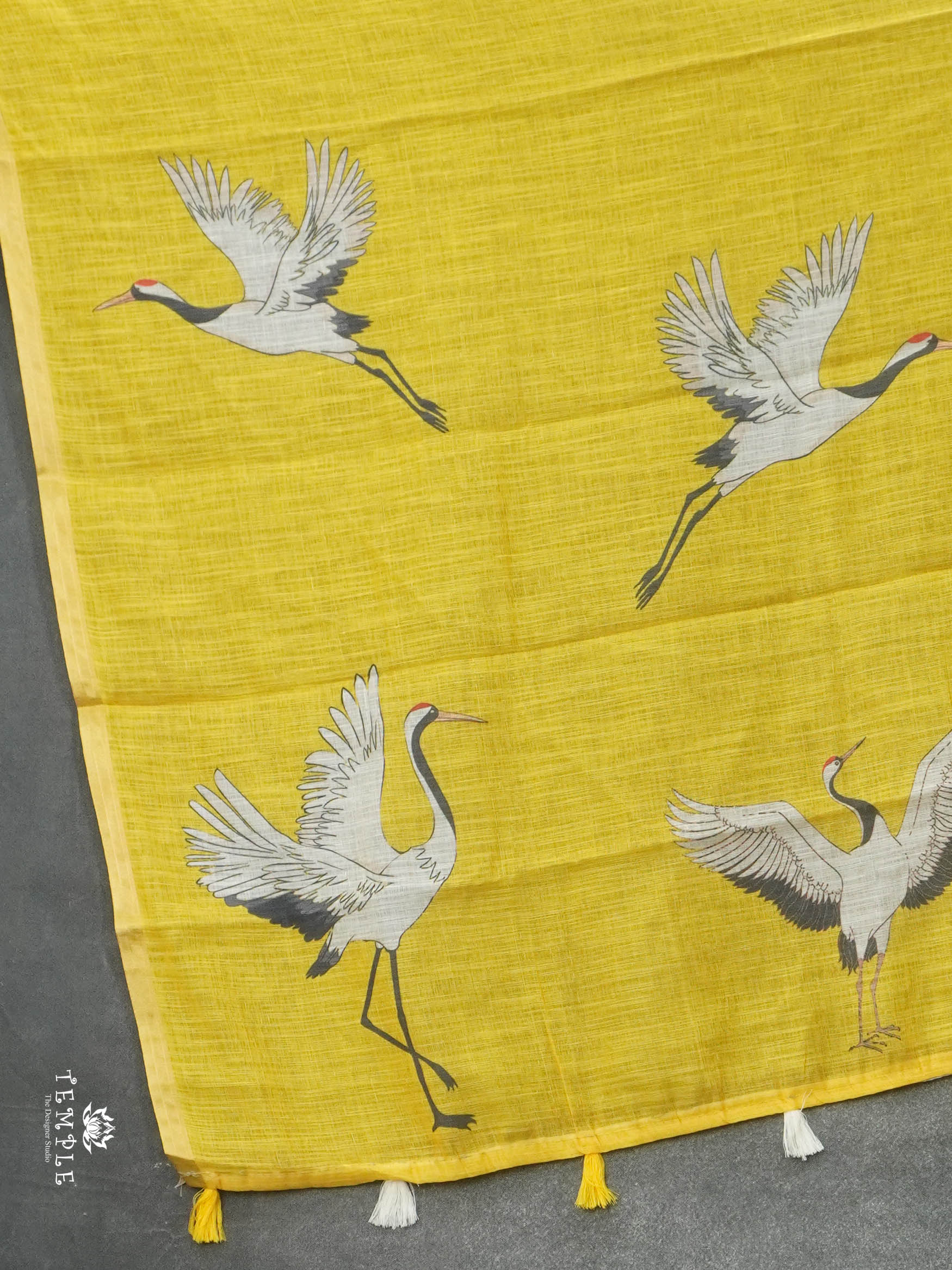 Linen Cotton Saree | TTDS2834