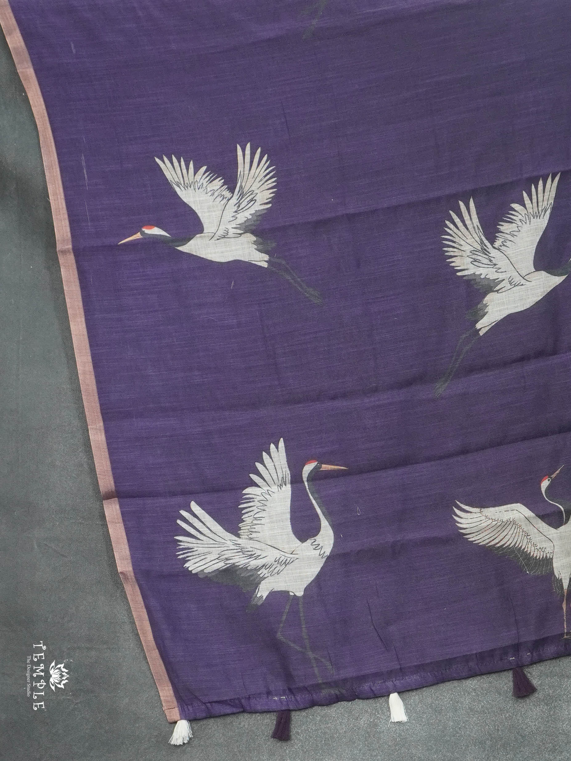 Linen Cotton Saree | TTDS2834