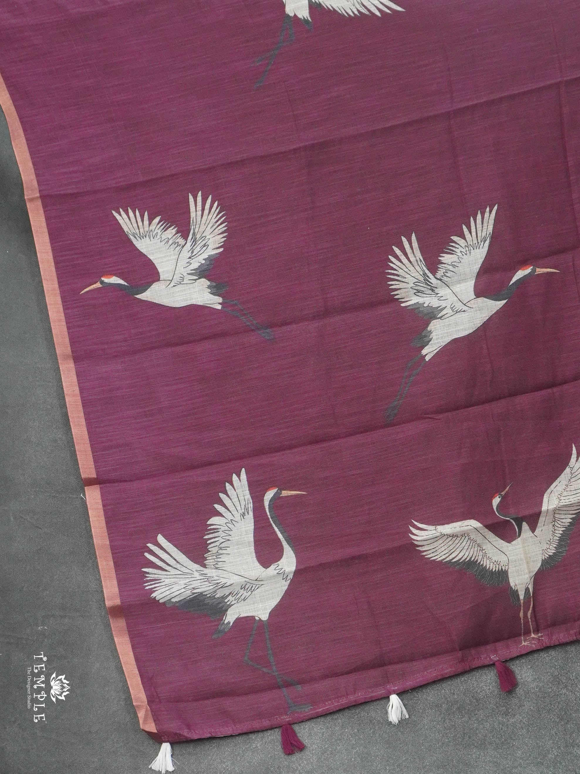 Linen Cotton Saree | TTDS2834