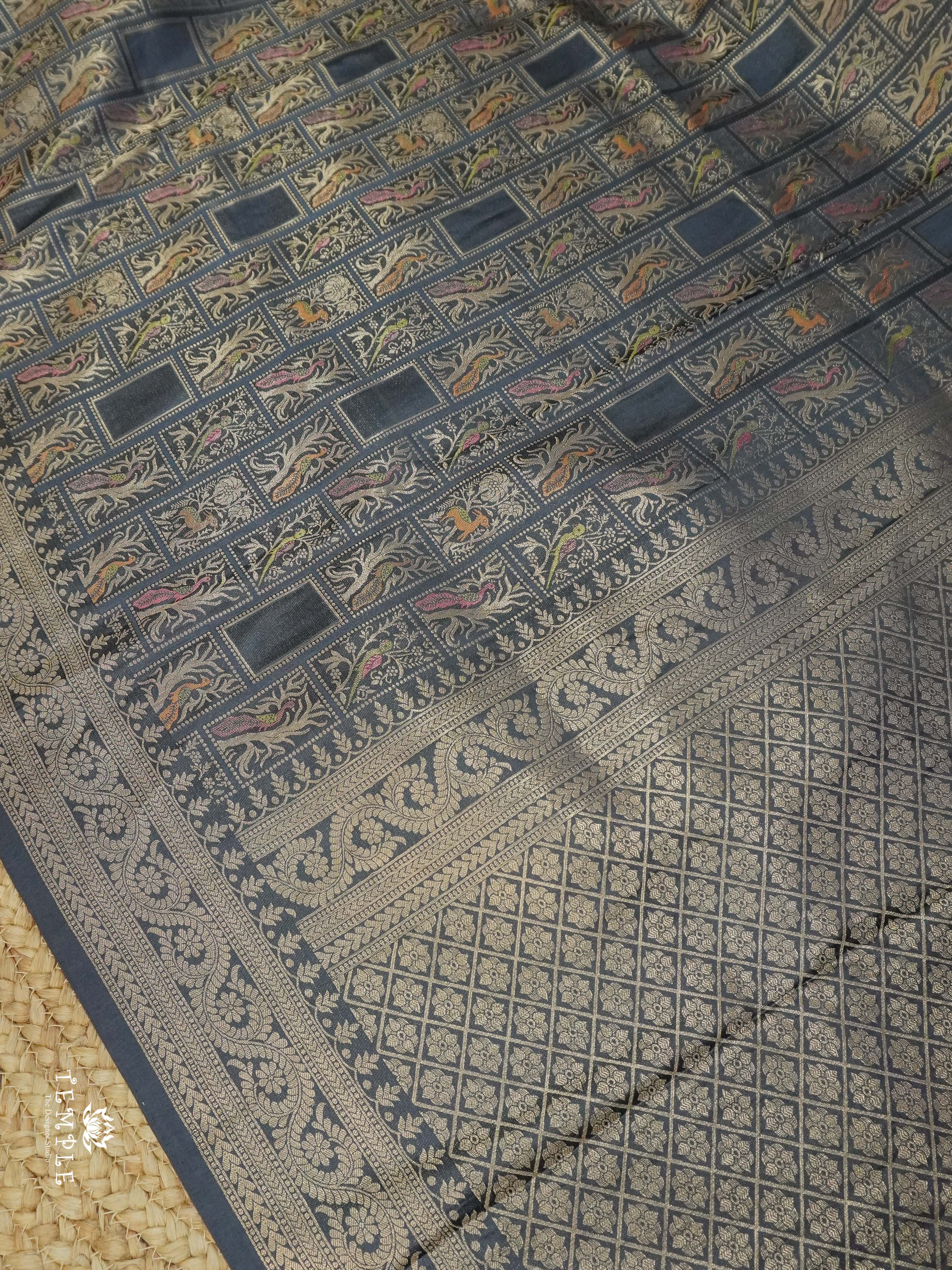 Banarasi Silk saree With Peacock Motifs | TTDS2331