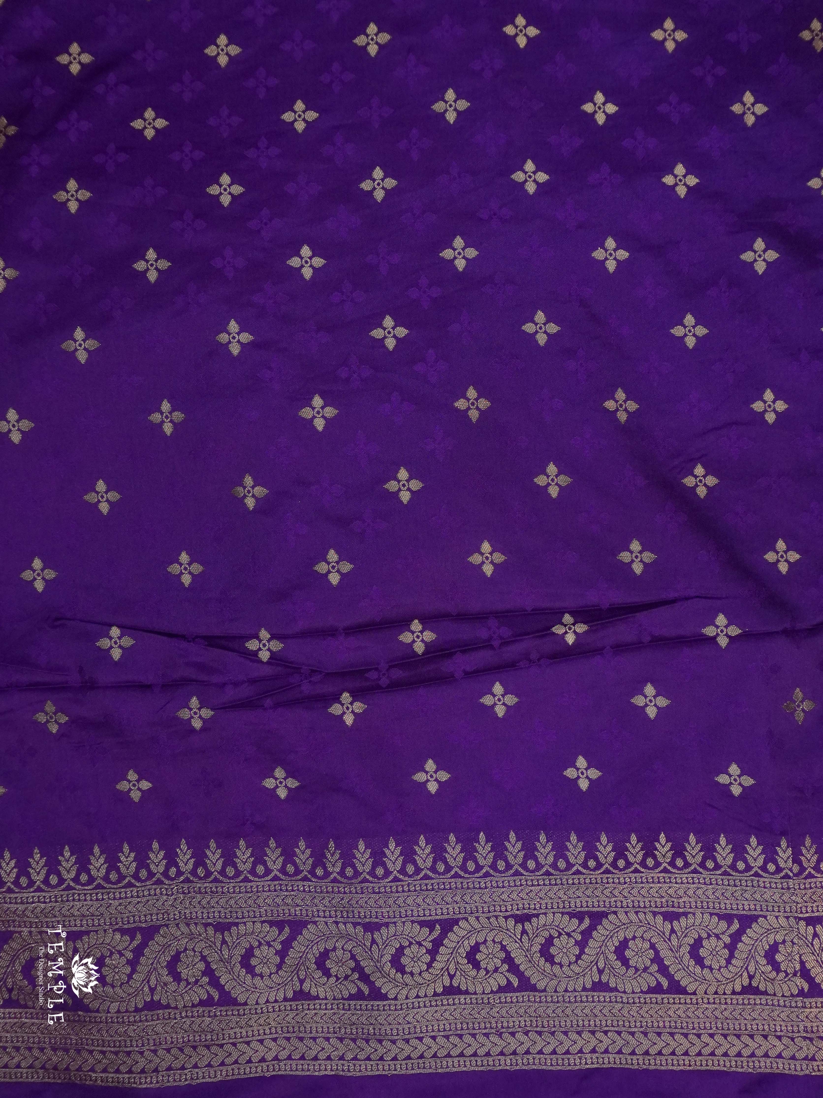 Banarasi Silk saree With Peacock Motifs | TTDS2331