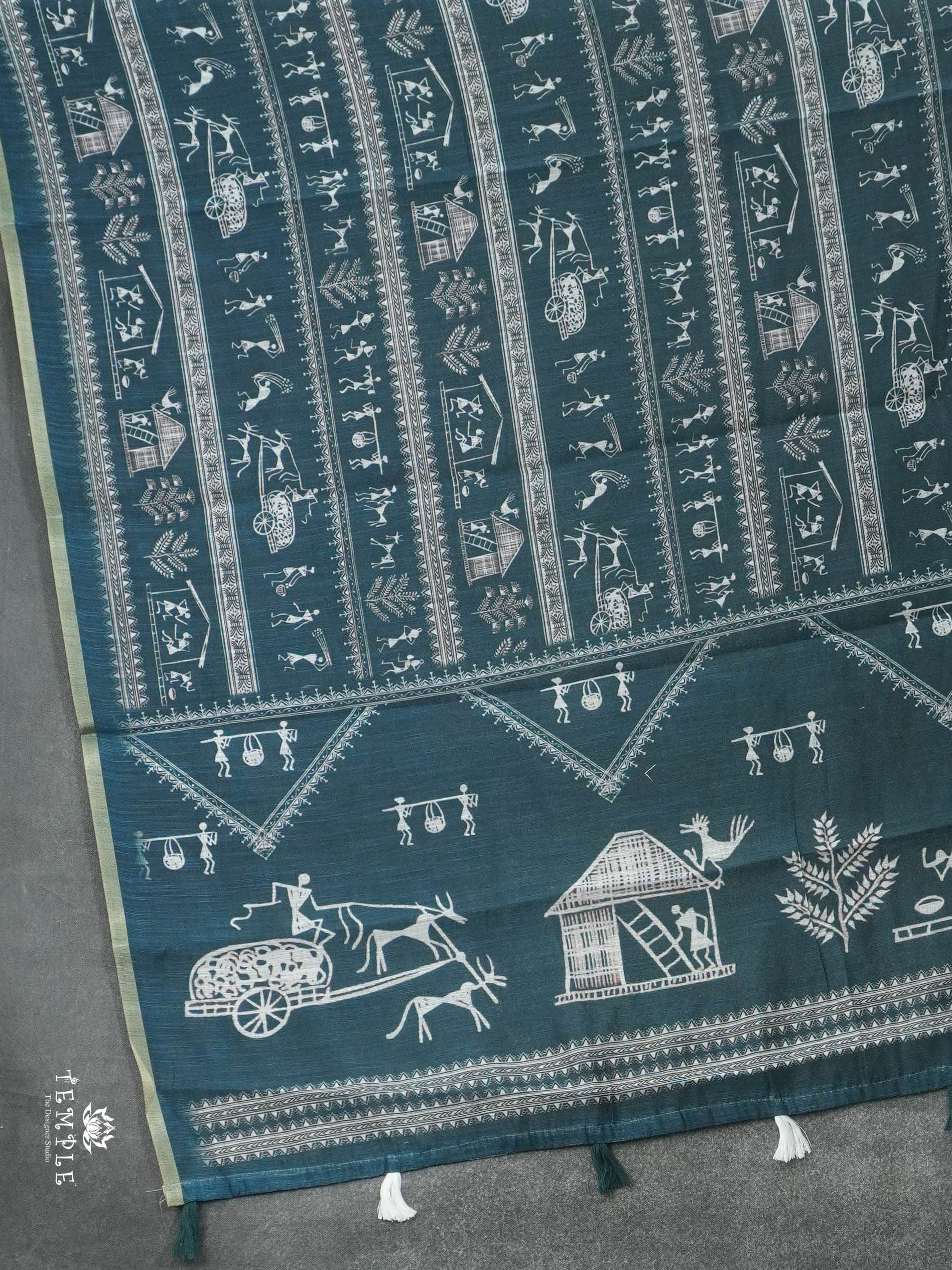 Warli Tribal Print Saree | TTDS2852