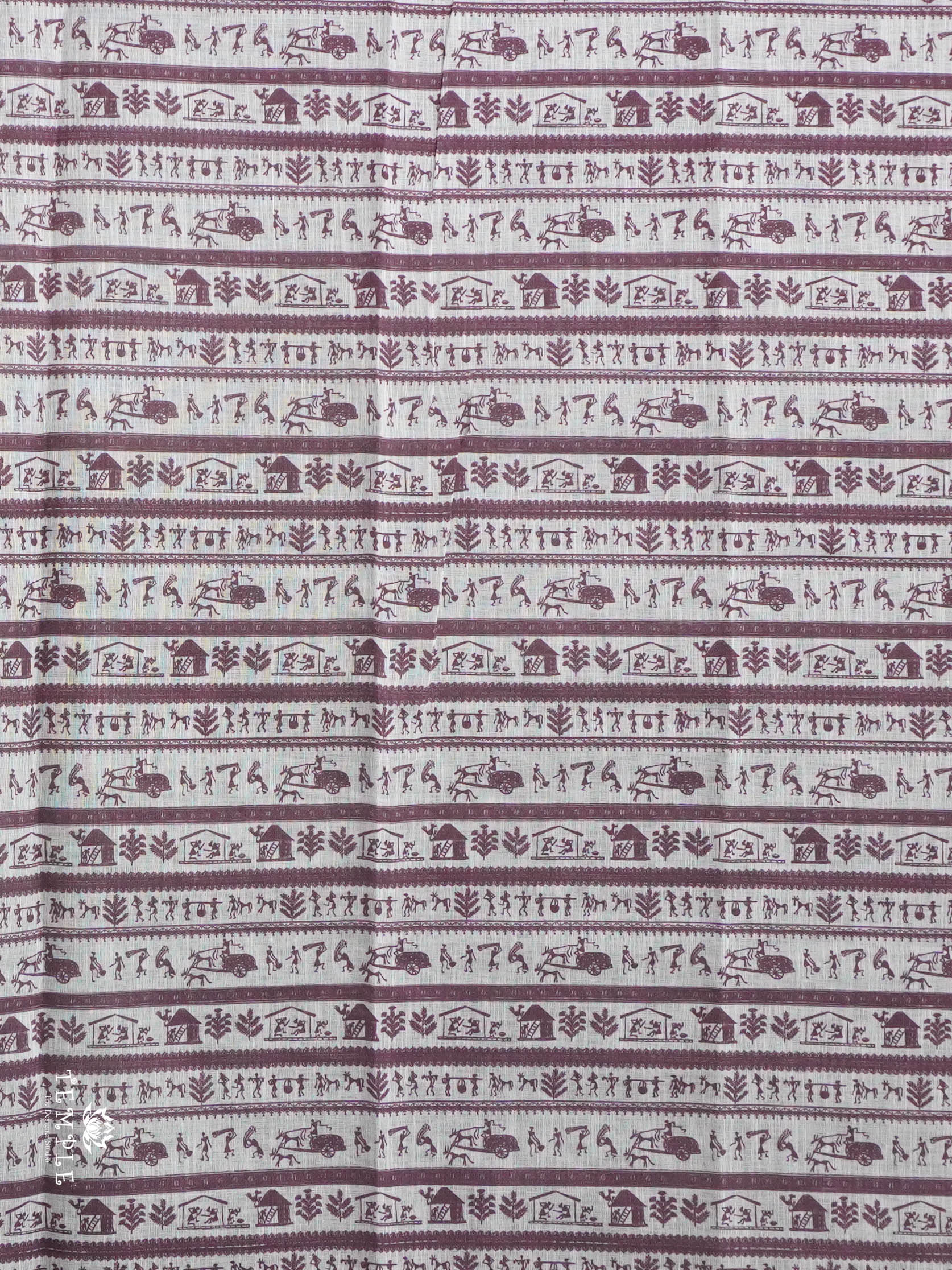 Warli Tribal Print Saree | TTDS2852