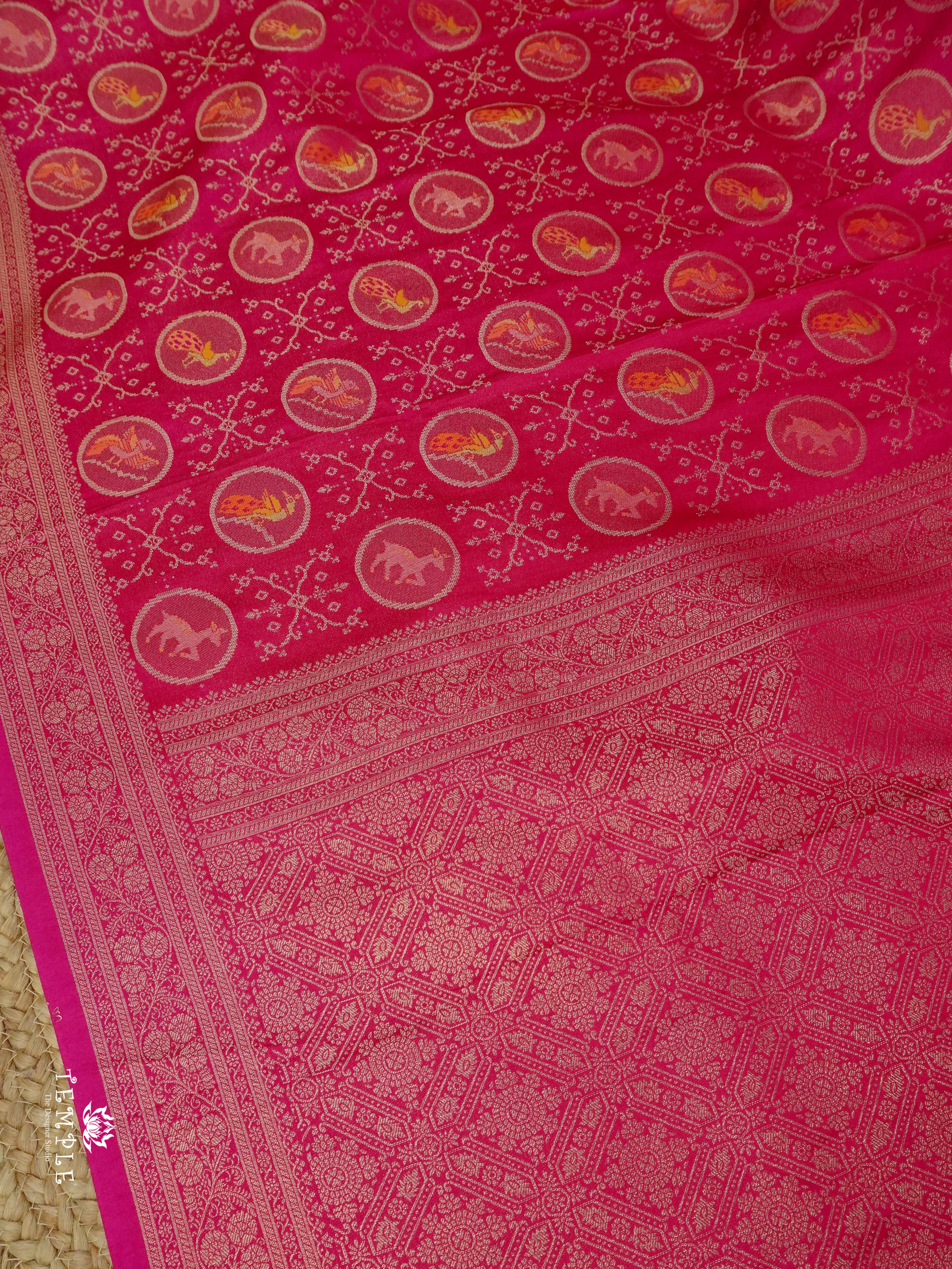 Banarasi Weaved Satin Silk Saree | TTDS2370