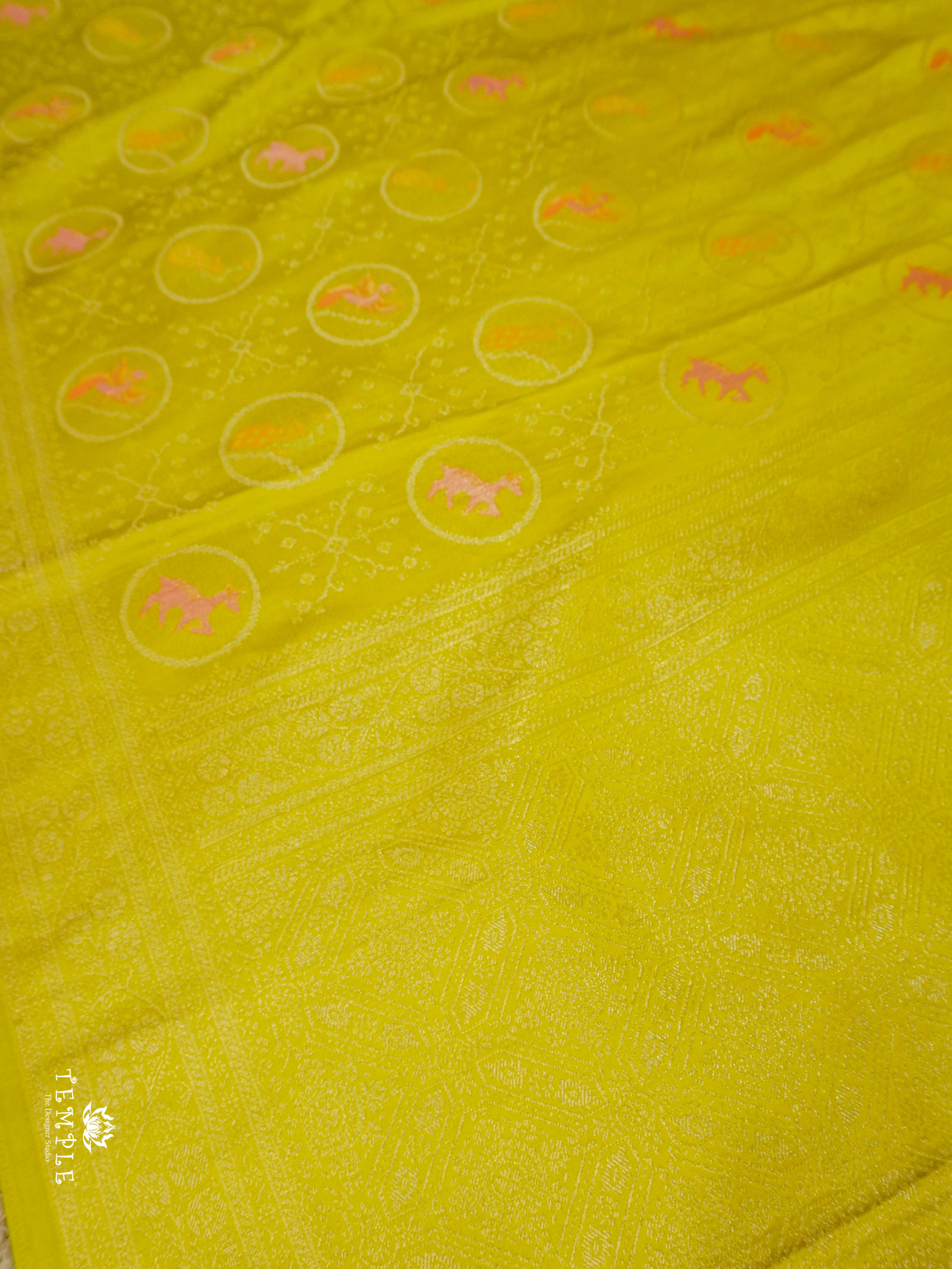 Banarasi Weaved Satin Silk Saree | TTDS2370