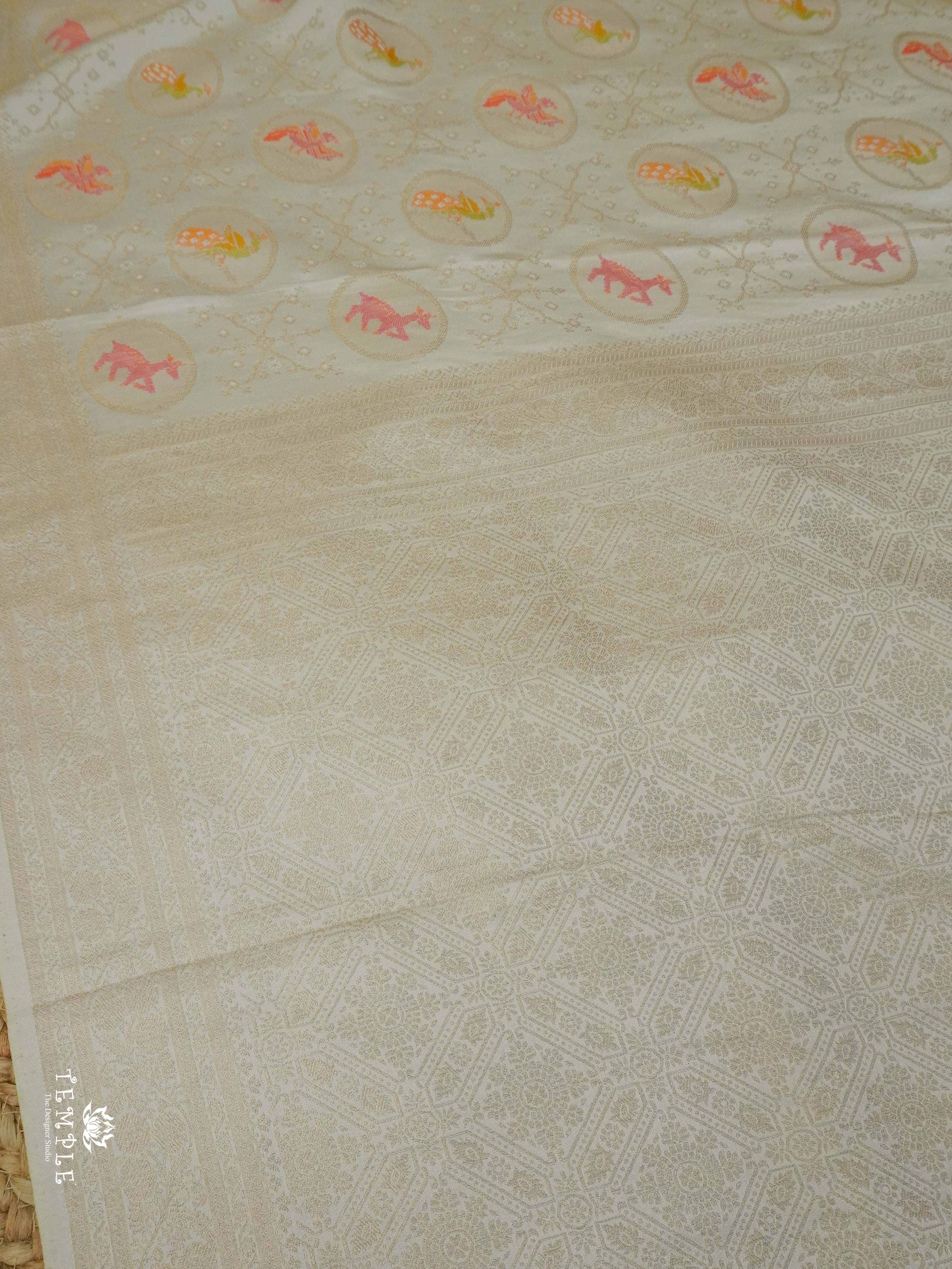 Banarasi Weaved Satin Silk Saree | TTDS2370