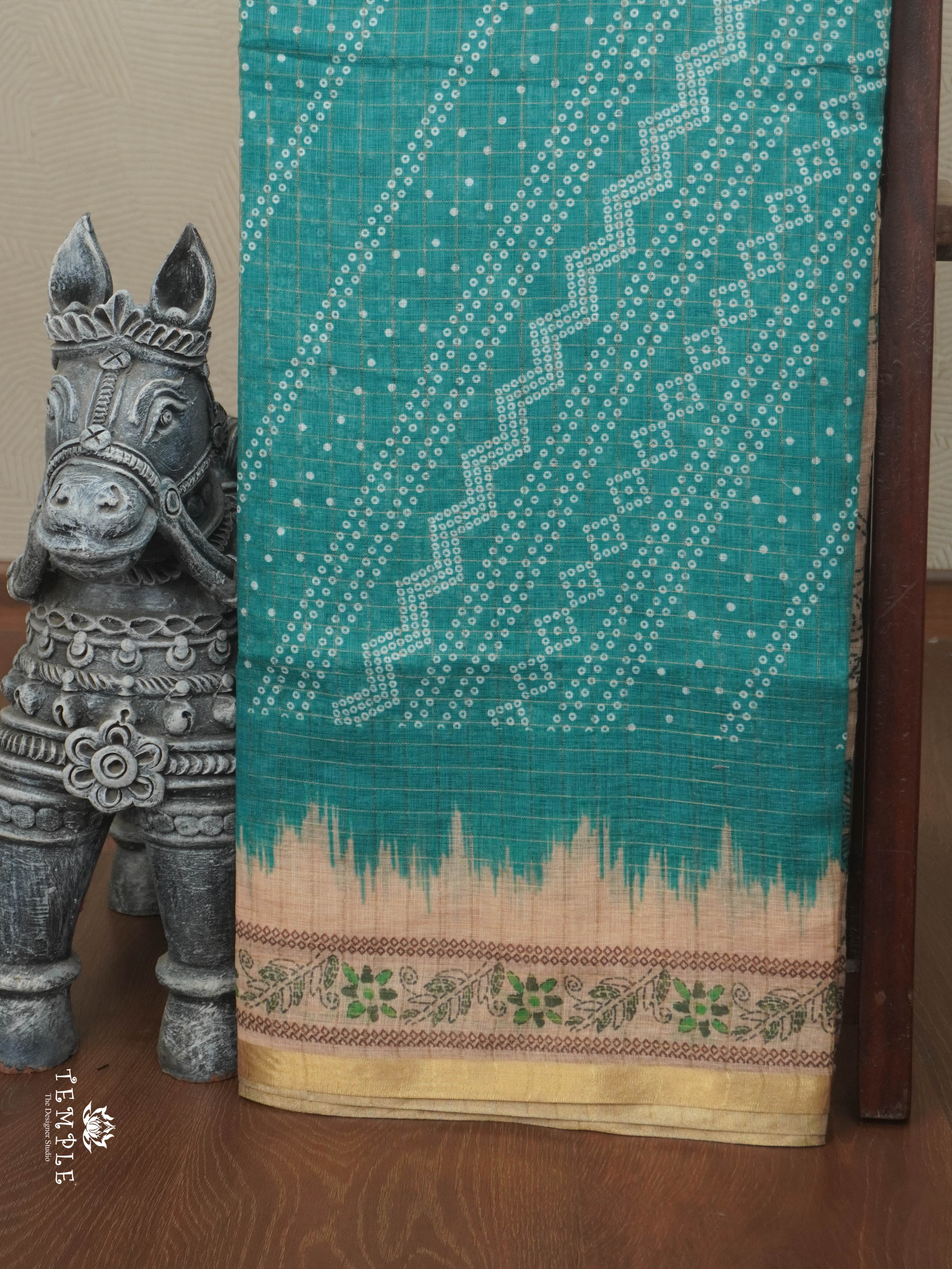 Linen Cotton Saree | TTDS2845