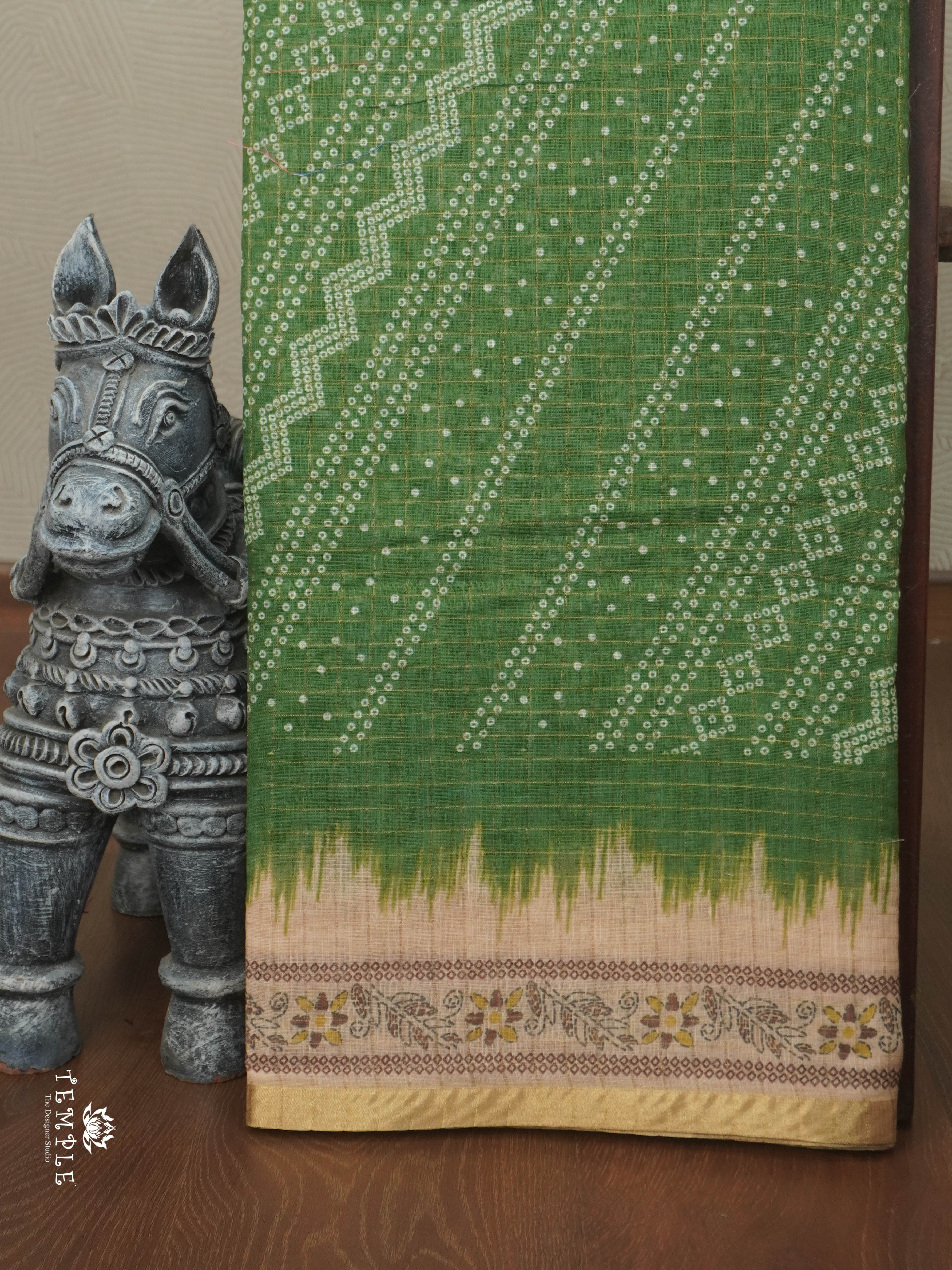 Linen Cotton Saree | TTDS2845