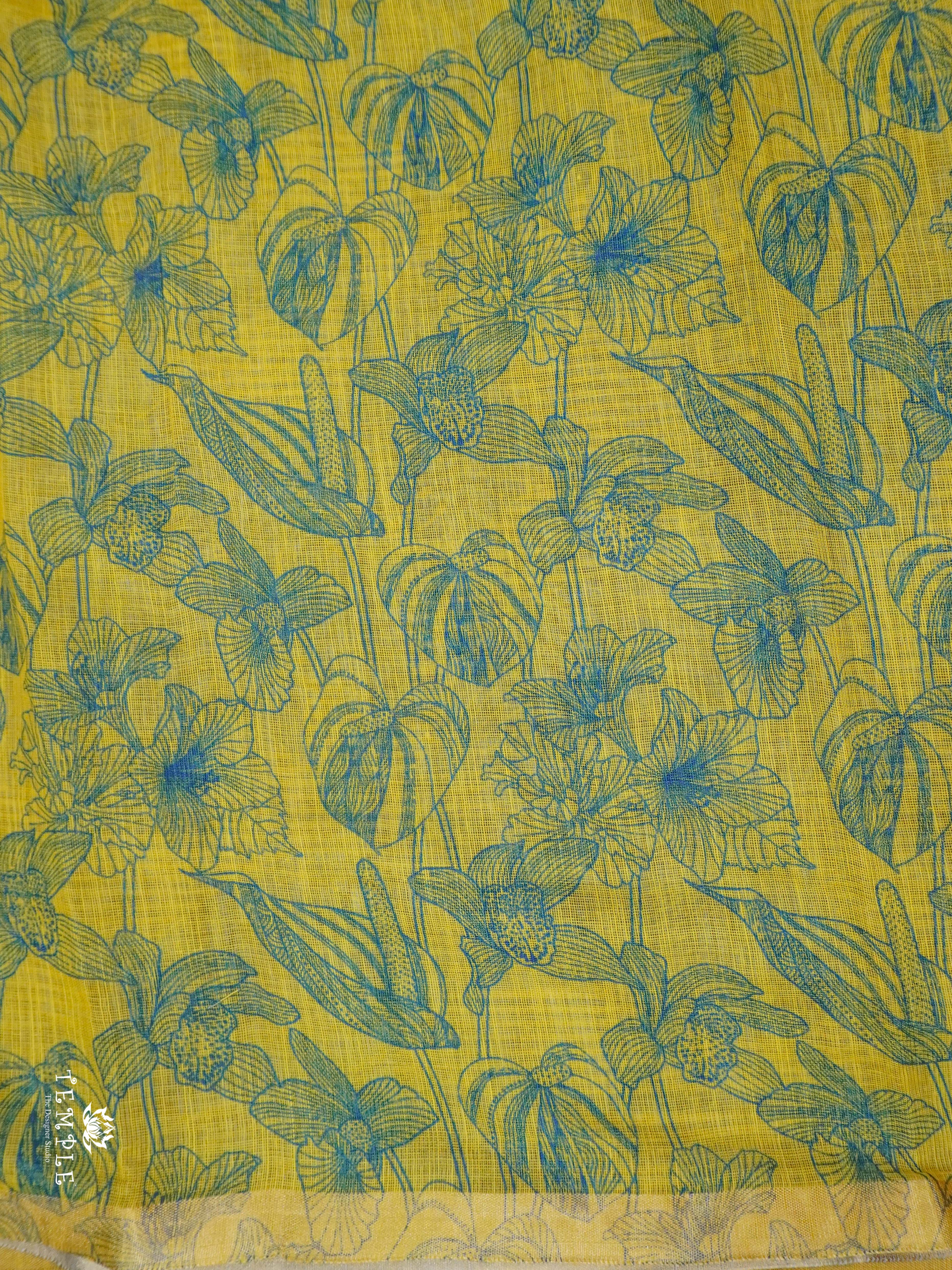 Printed Chanderi Cotton | TTDS2329