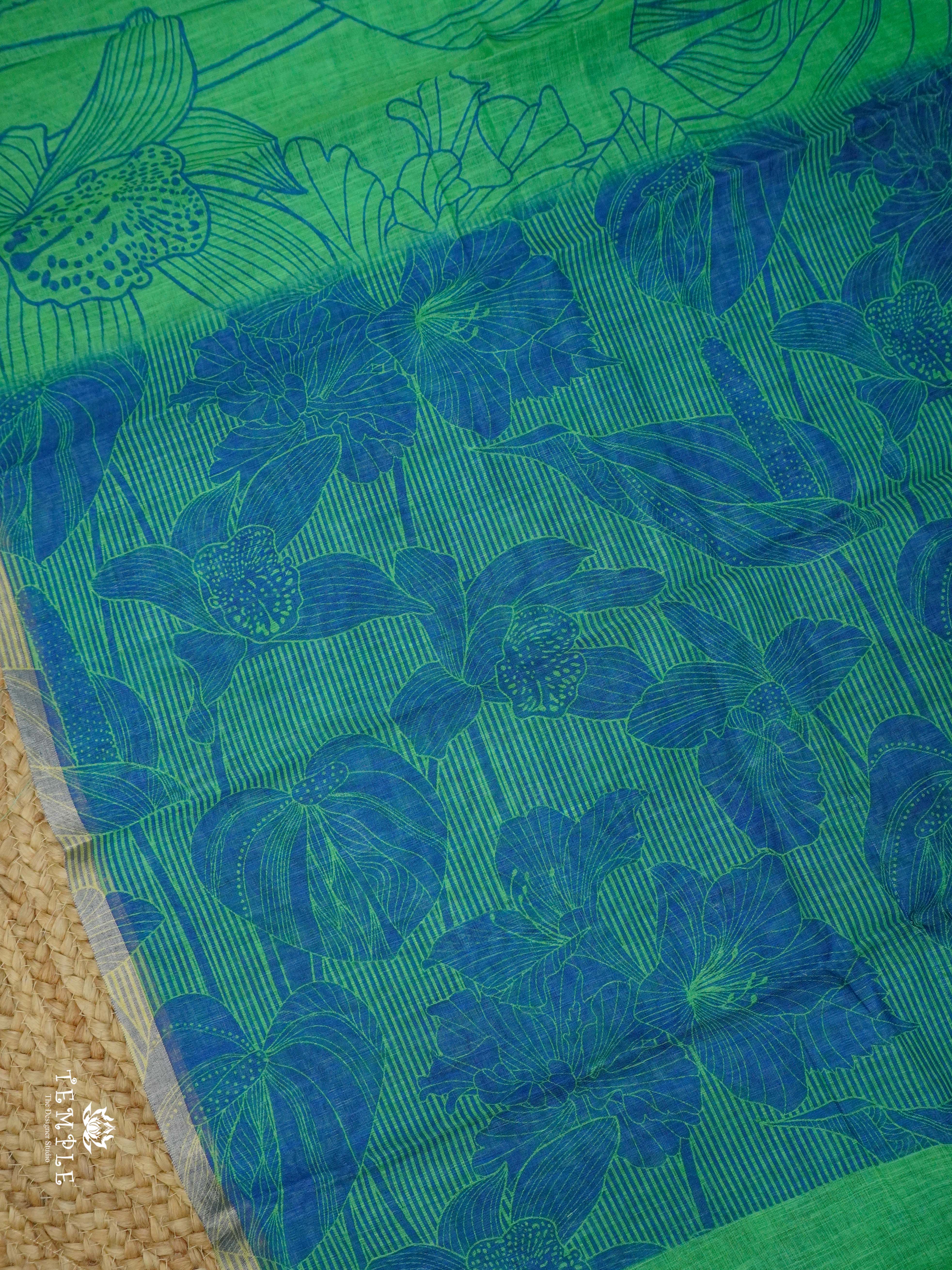 Printed Chanderi Cotton | TTDS2329