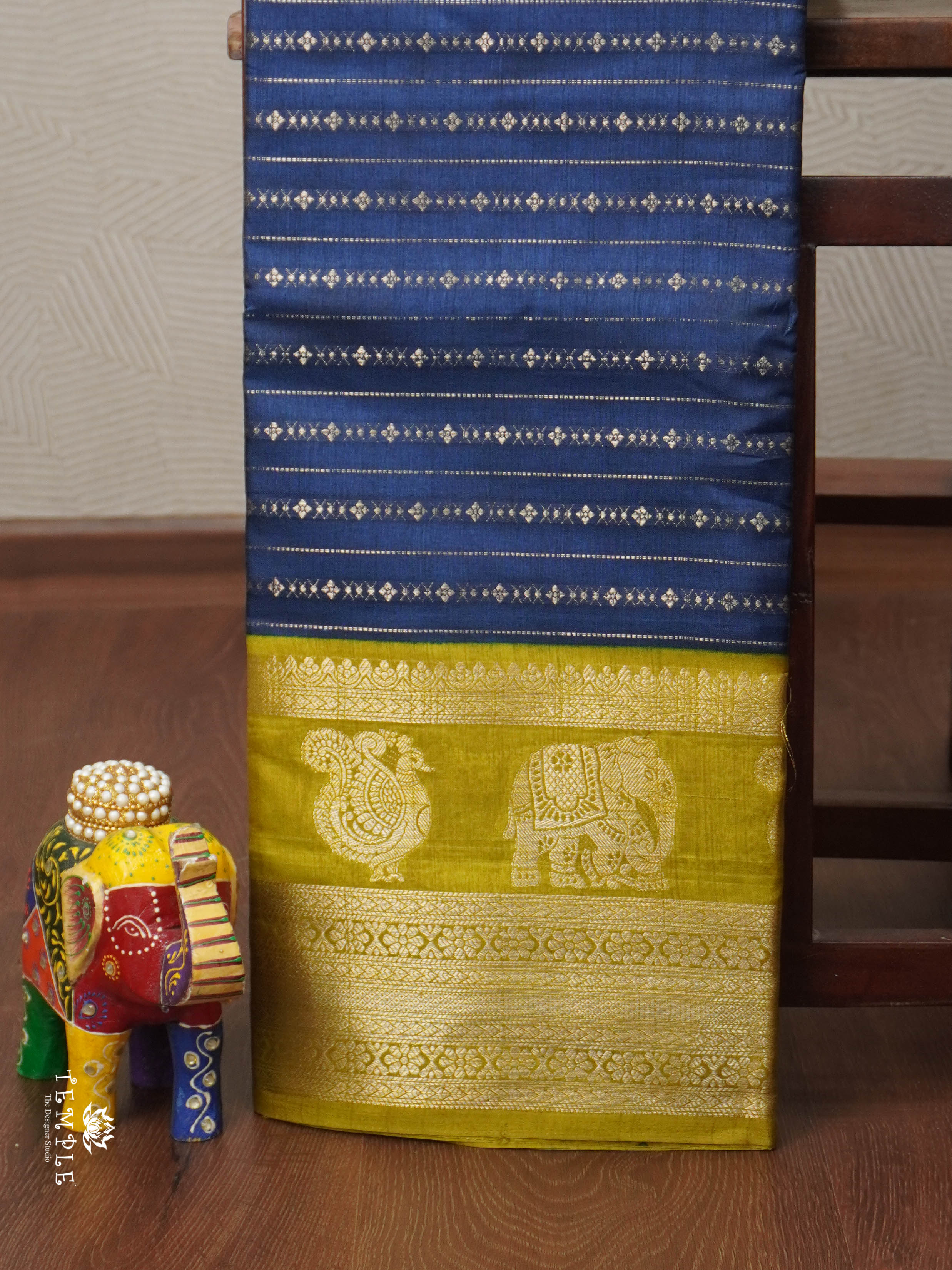 Semi Tussar Silk Saree With Contrast Border | TTDS1852 | PRE BOOKING