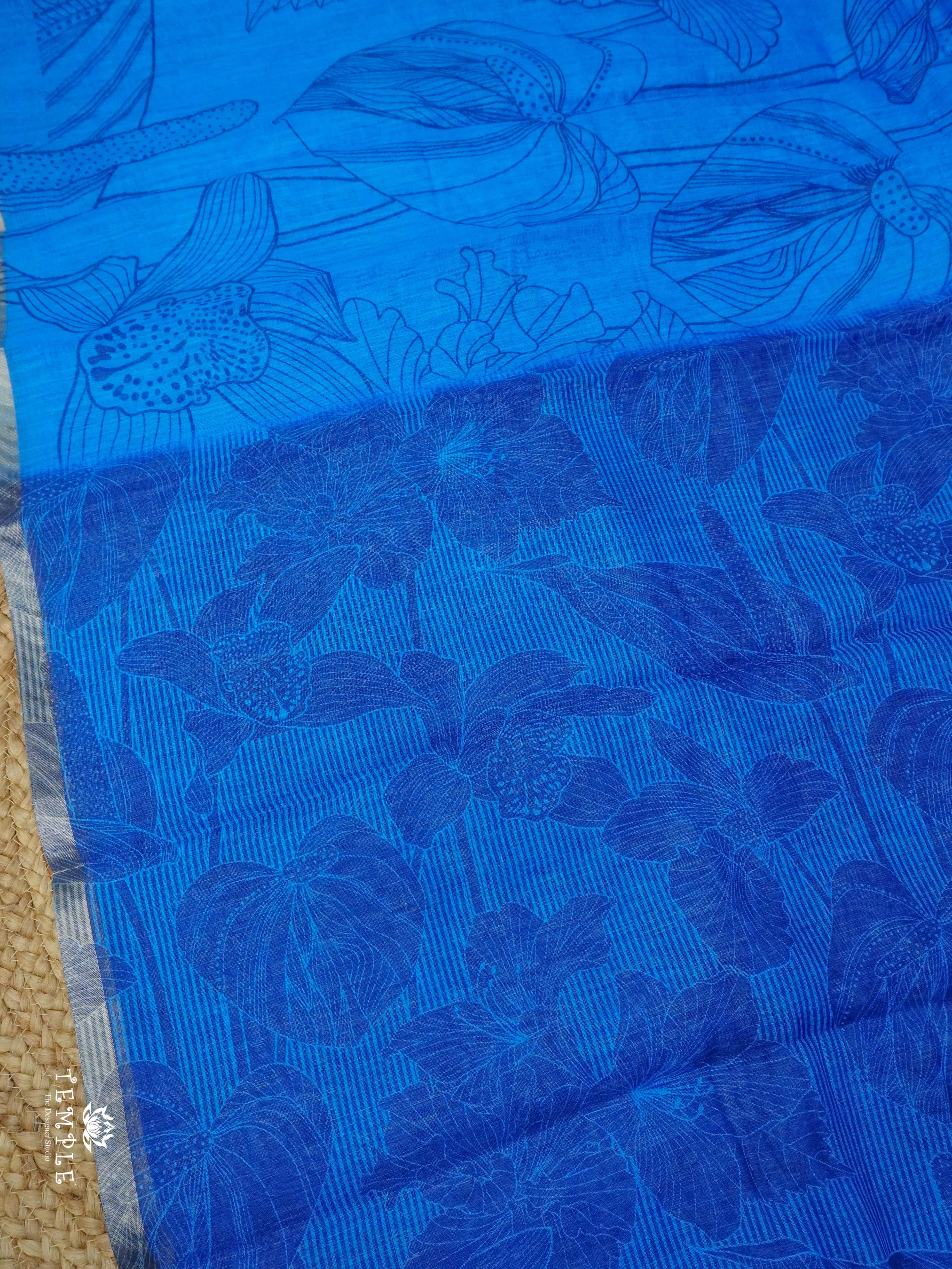Printed Chanderi Cotton | TTDS2329