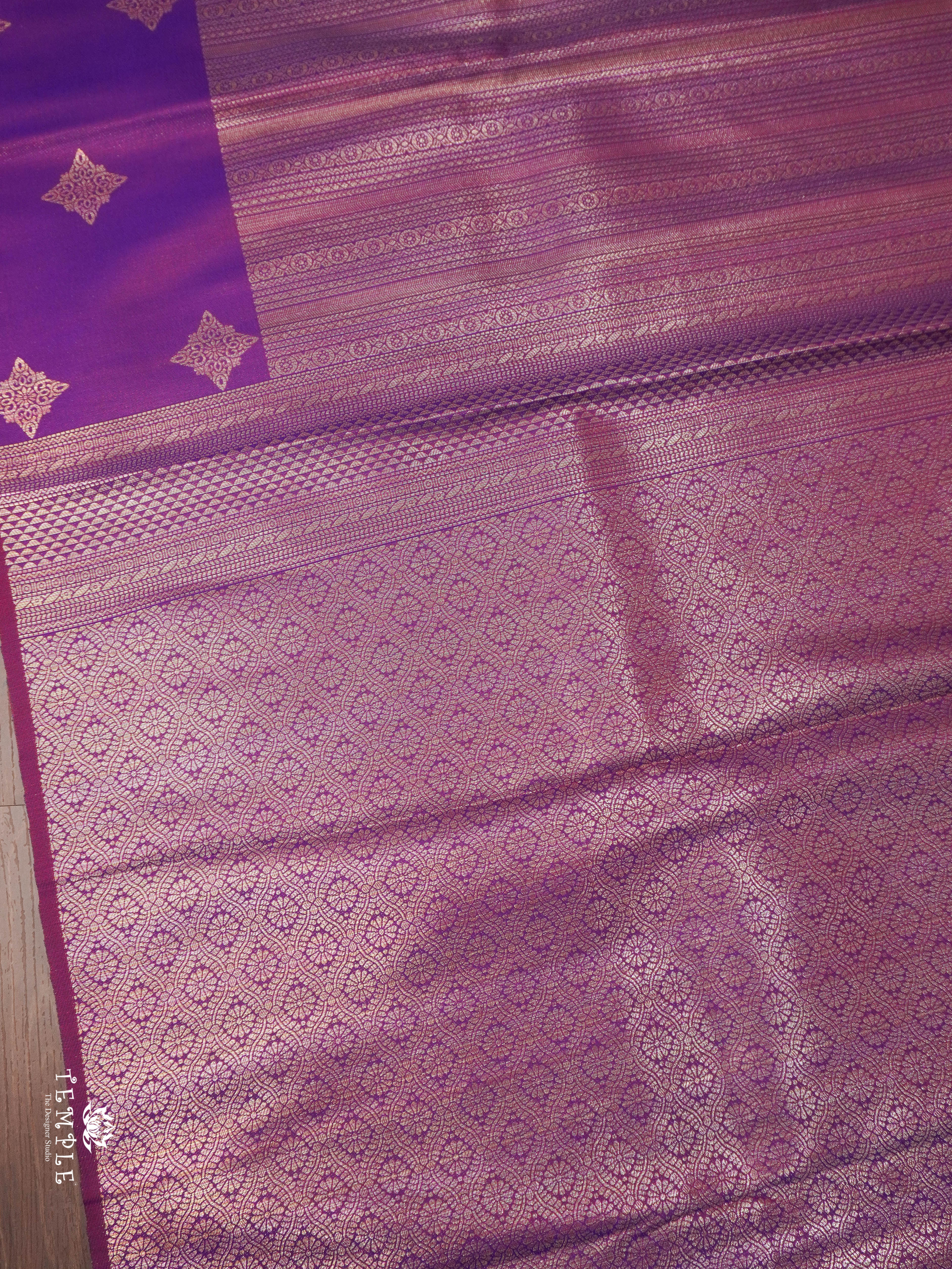 Soft Silk Saree With Zari Woven Pattern | TTDS1853