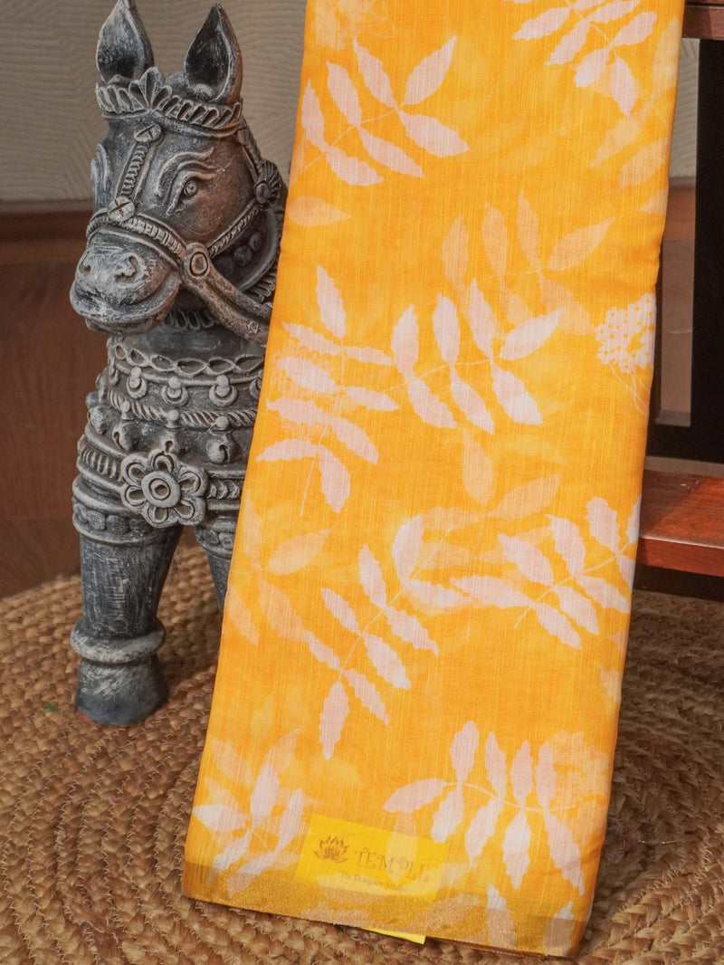 Linen Cotton Saree | TTDS3275