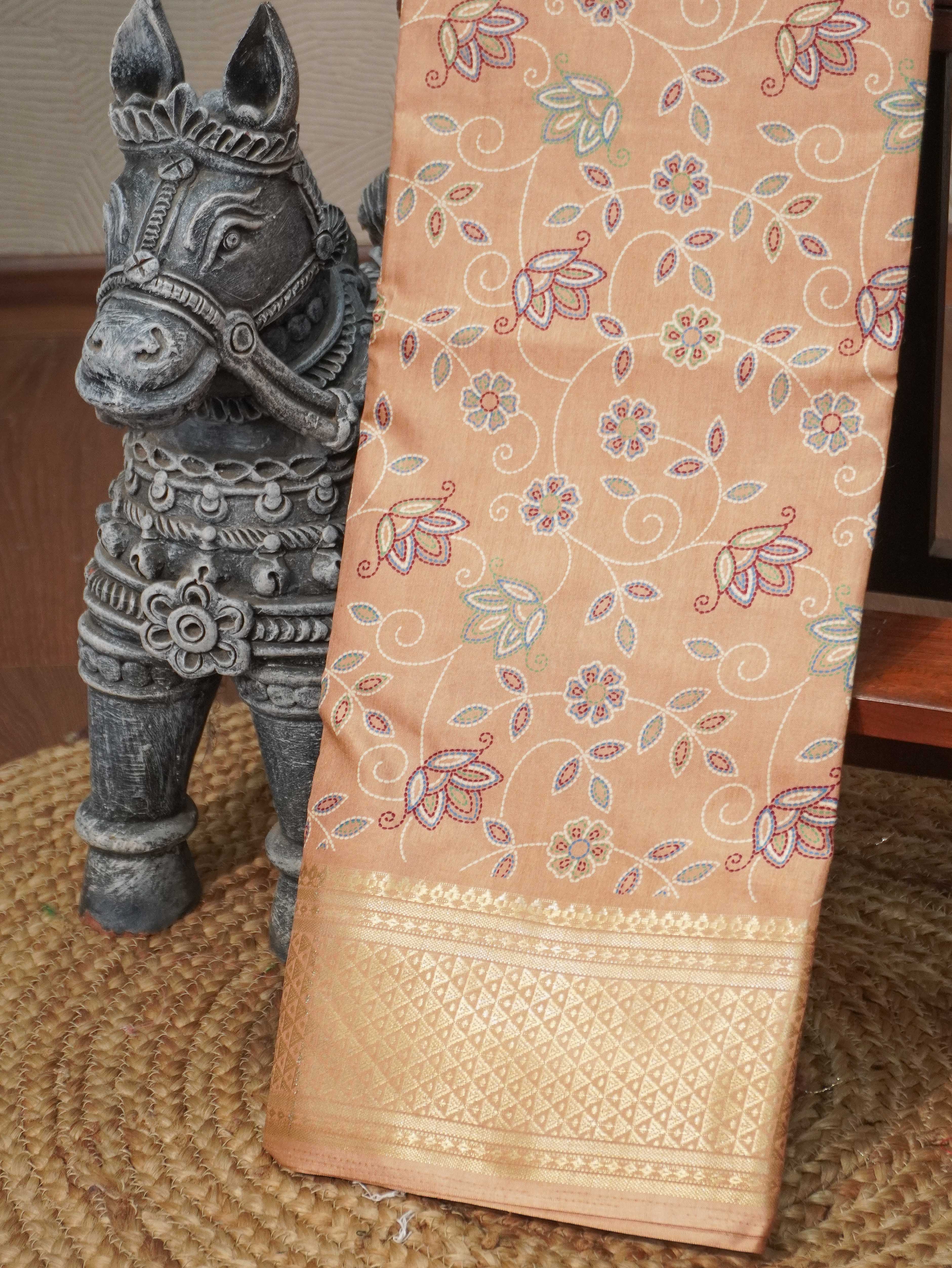 Printed Dola Saree | TTDS3259