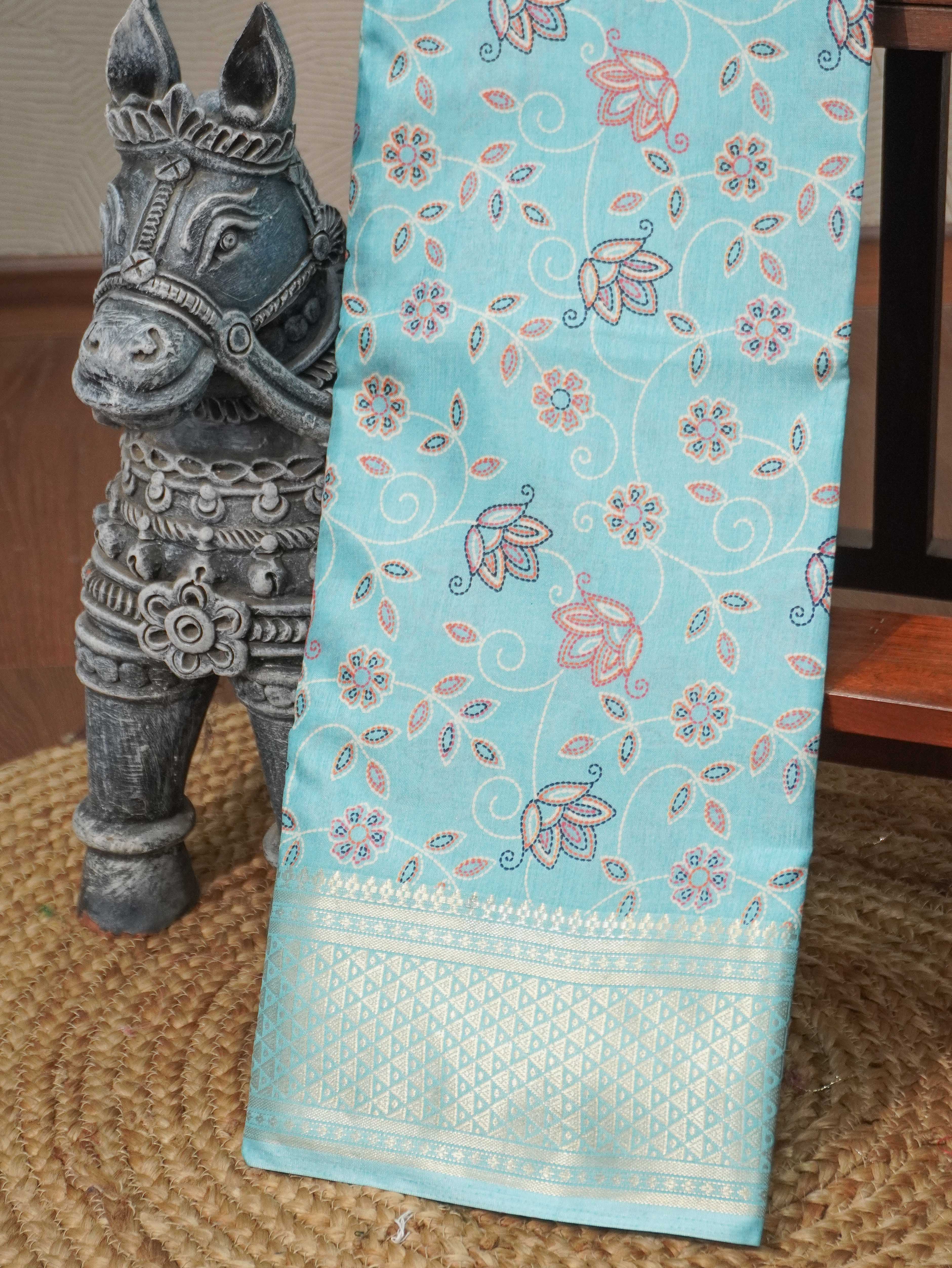 Printed Dola Saree | TTDS3259